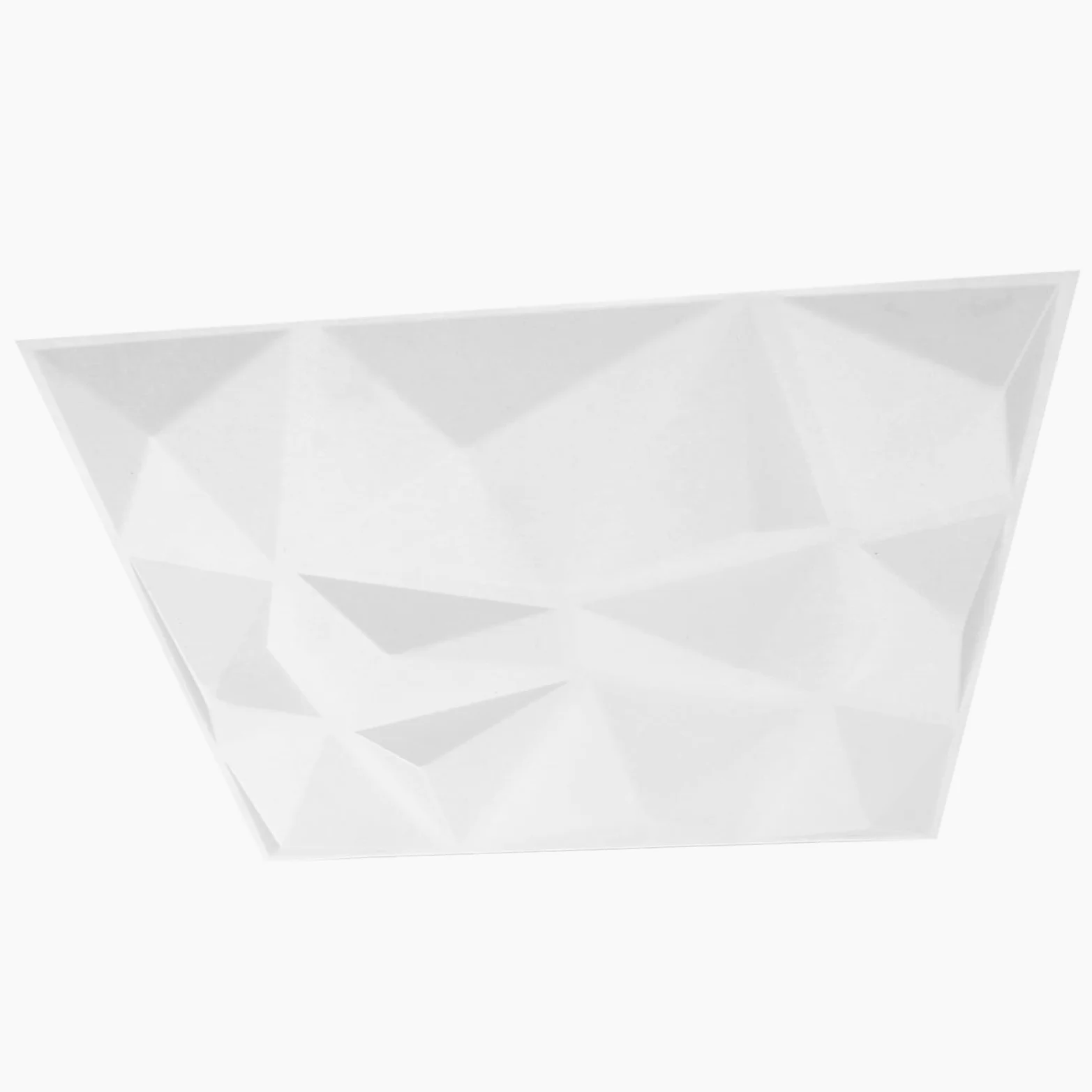 12 PZ Pannelli 3D Decor Pannelli da Parete 3D PVC Pannello da Parete 3D PVC Decorativo, 19 Pannello Strutturato Bianco da 7 Pollici per Decorazioni Interne, Pannello