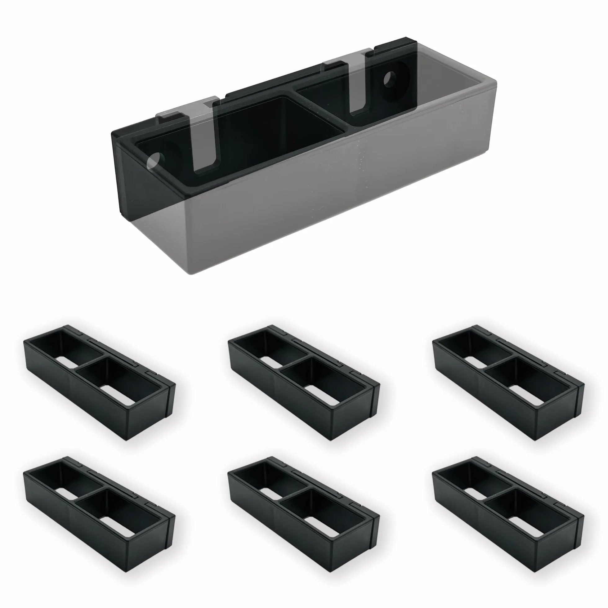 StealthMounts Supporto da parete con sistema di alveare Confezione da 6 per riporre gli attrezzi