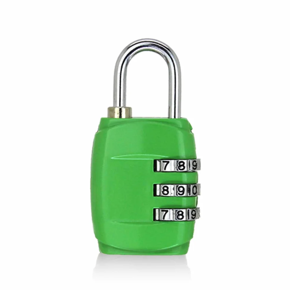 Lucchetti a combinazione， Lucchetti per valigie Lucchetto con password a 3 cifre, lucchetto a combinazione for bagagli da viaggio, piccolo lucchetto for cassetti, lucchetto elettronico(G,G)