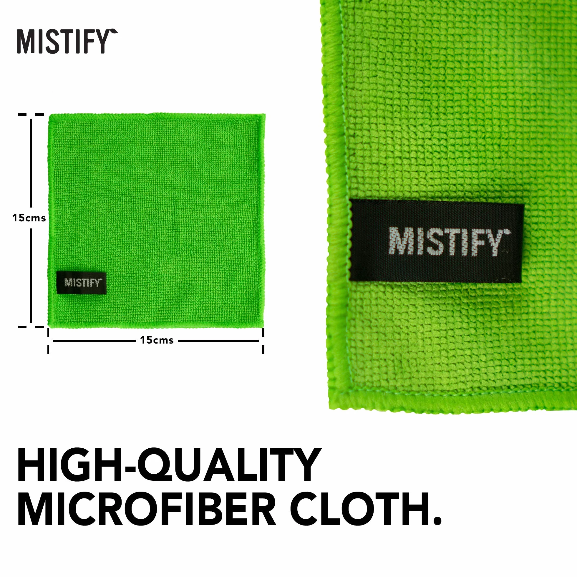 Mistify Pulizia Schermo Naturale 40ml e Panno in Microfibra [Smartphone Tablet Portatili Tastiere Touchscreen Oleofebiche Smartwatch LED TV LCD 4K]