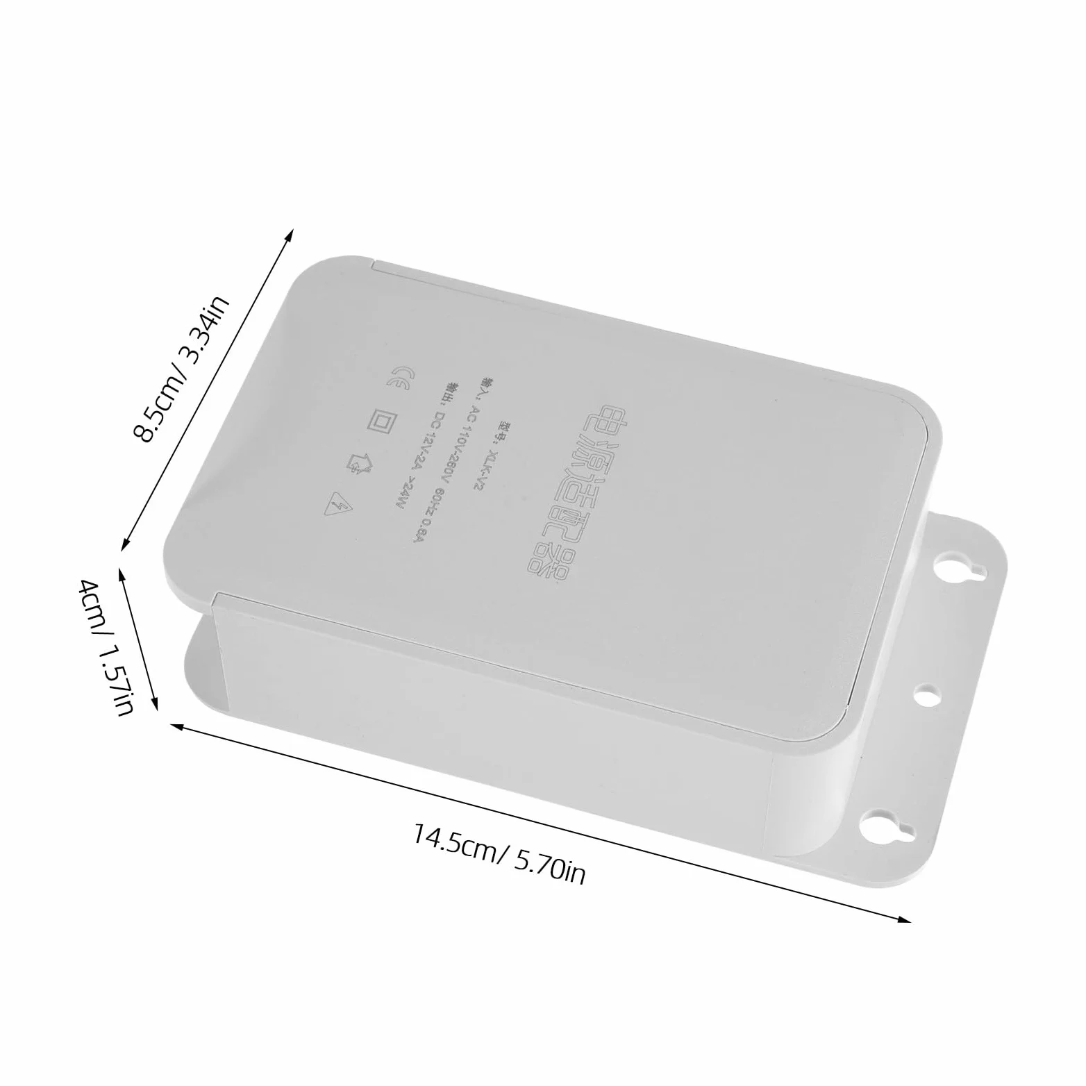 Healeved Scatola di Giunzione Elettrica Design in Plastica Bianca Gestione Integrata Dell'alimentazione per Telecamere di Sicurezza per Installazioni Esterne