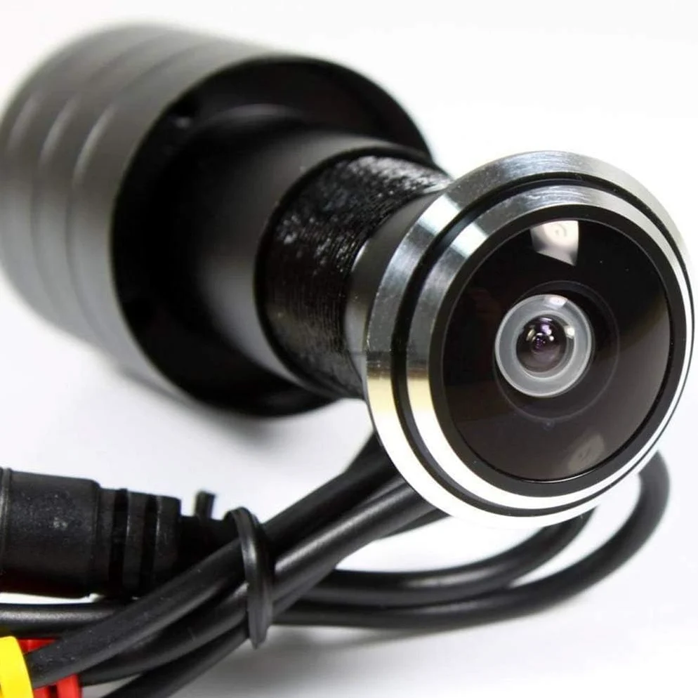 Telecamera di sorveglianza per Porte di Sicurezza con Telecamera spioncino grandangolare HD per la Sicurezza Domestica di Appartamenti per uffici e Ville