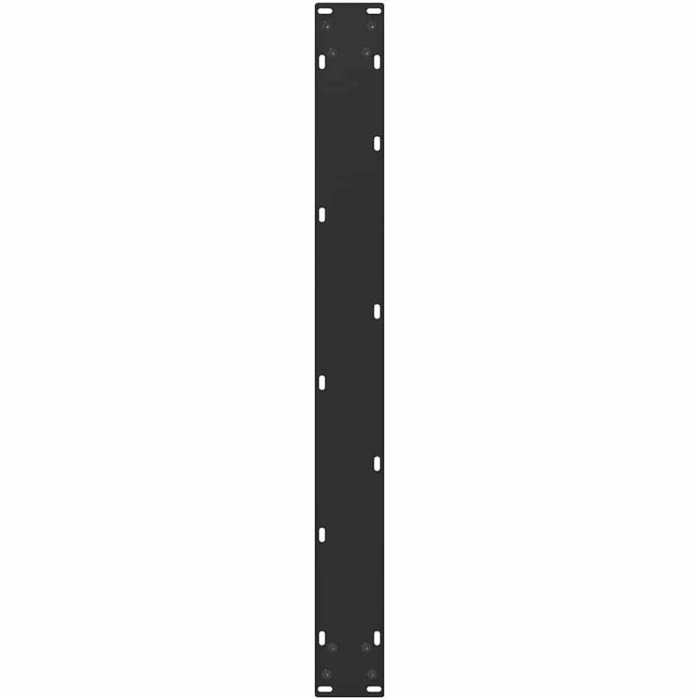 vidaXL Gambe per tavolo da pranzo a forma di U 2 pz nere 80x(72-73) cm in acciaio
