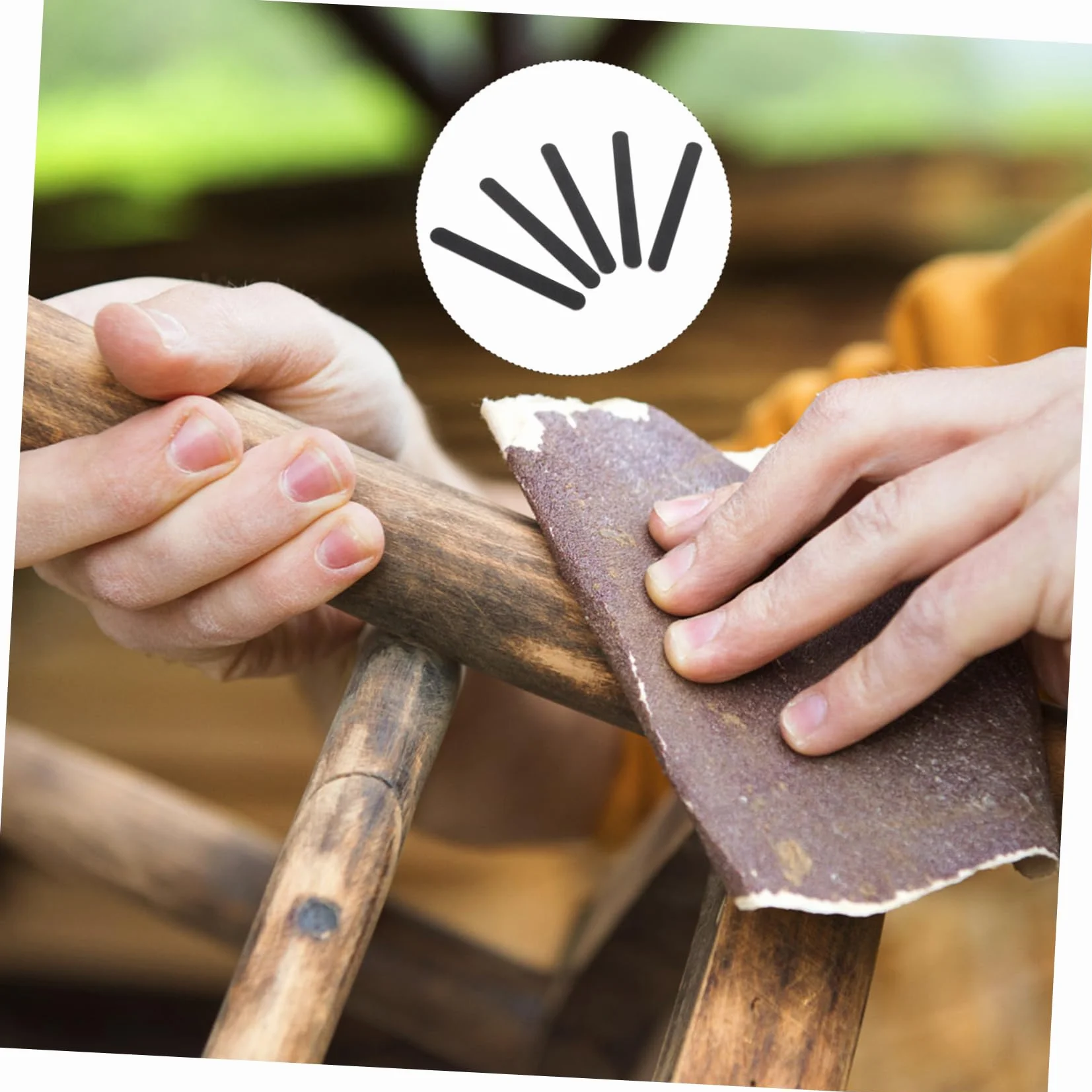 Bastoncini Levigatura Doppi Lati Grana Per Plastica Legno Multiuso Strumenti Levigare Manuale Polishing Sticks
