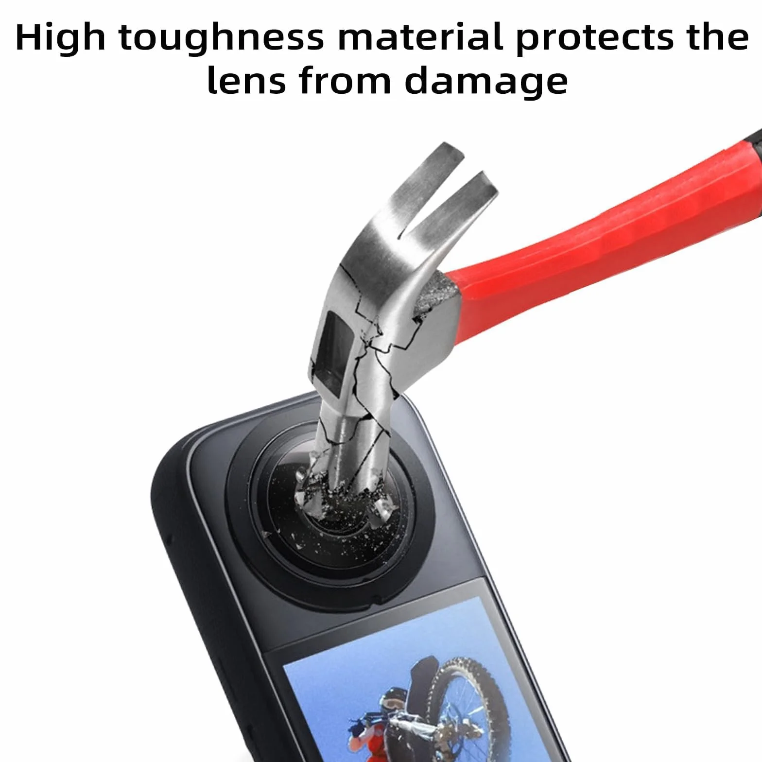 2 protezioni premium per lenti Insta360 x 4 accessori, per protezione obiettivo Insta 360 x4, accessori di protezione per obiettivo girevoli, filtro UV, antigraffio, protezione standard (Not for X4