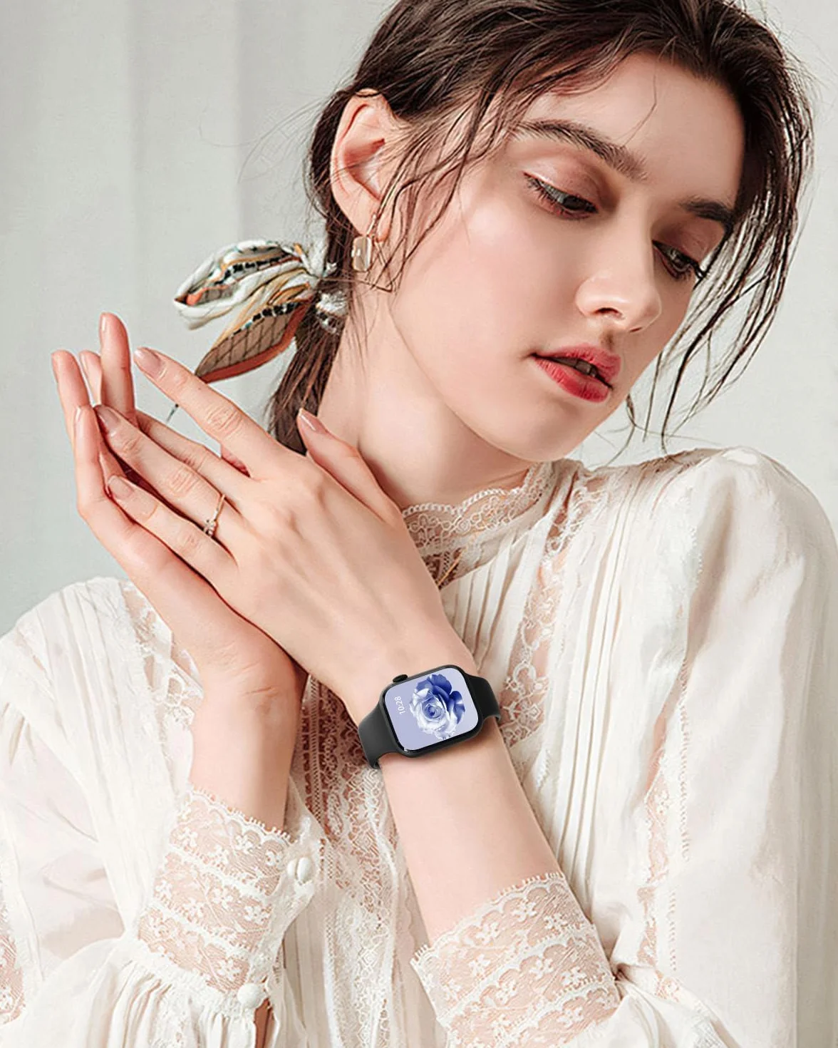 Yoohoo Cinturini Compatibile con Cinturino Apple Watch 44mm 40mm 46mm 45mm 42mm 41mm 38mm 49mm Donna Uomo, Sportivi Silicone Compatibile con Apple Watch Series 11 10 9 8 7 6 5 4 3 2 1 SE Ultra 3 2 1