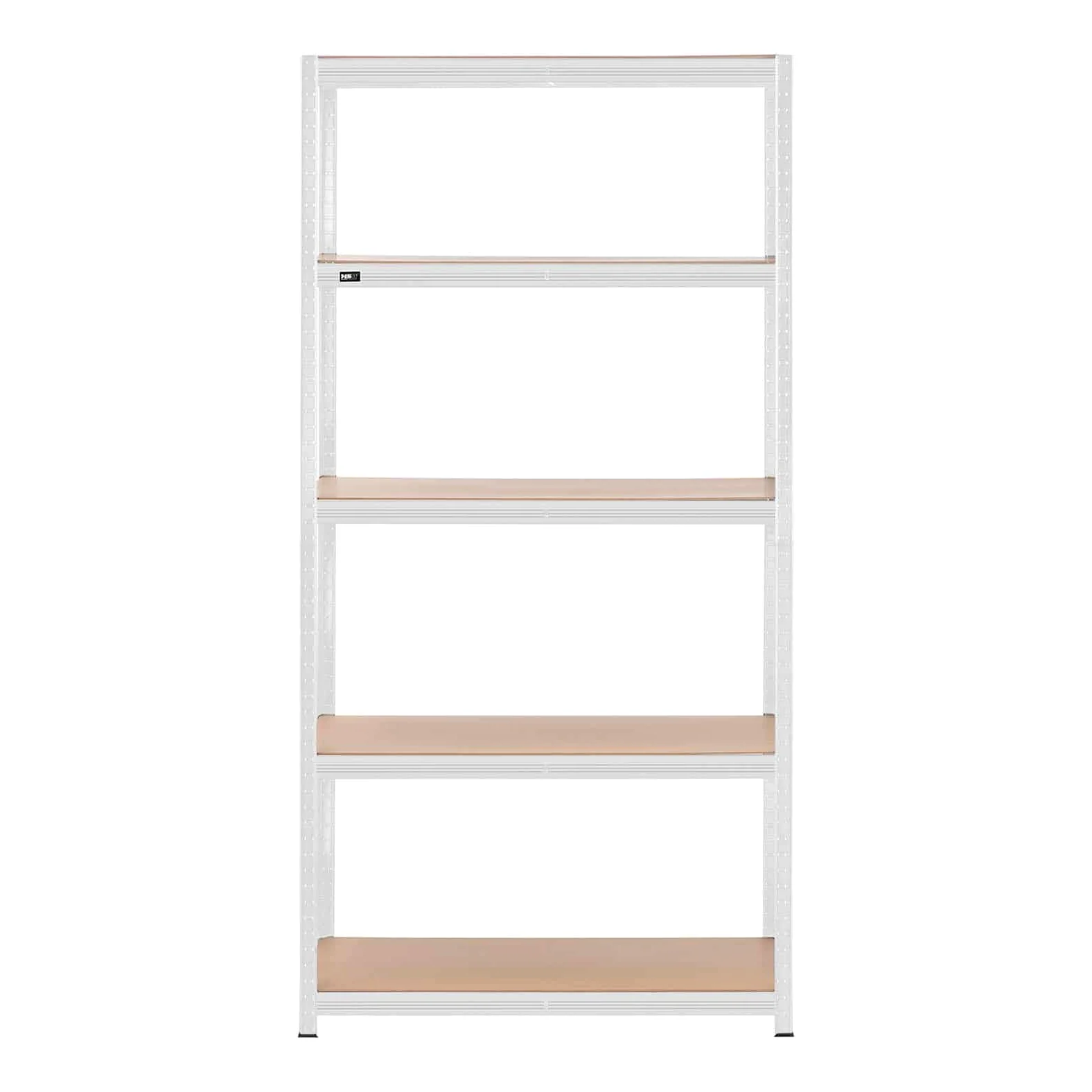 Helloshop26 Scaffale carico pesante, 100 x 60 x 197 cm, supporta 5 x 150 kg, robusto garage officina attrezzi grigio 14_0005173