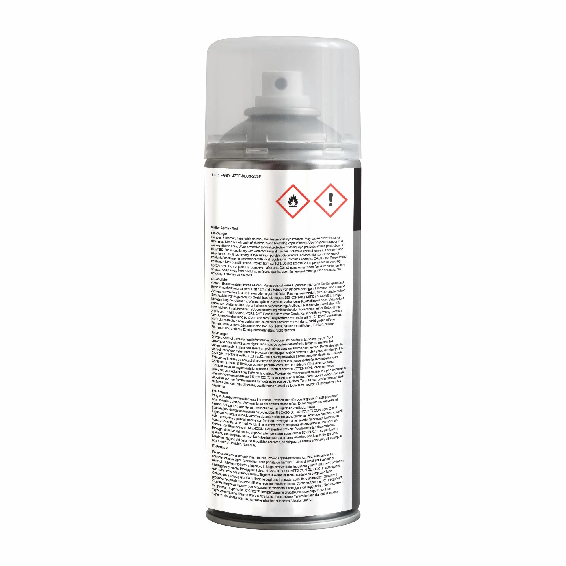 JENOLITE Vernice spray glitterata | ROSSO | 3 x 400ml | Vernice spray glitterata multisuperficie | Ideale per progetti artistici: perfetto per cornici, specchi, ornamenti e artigianato