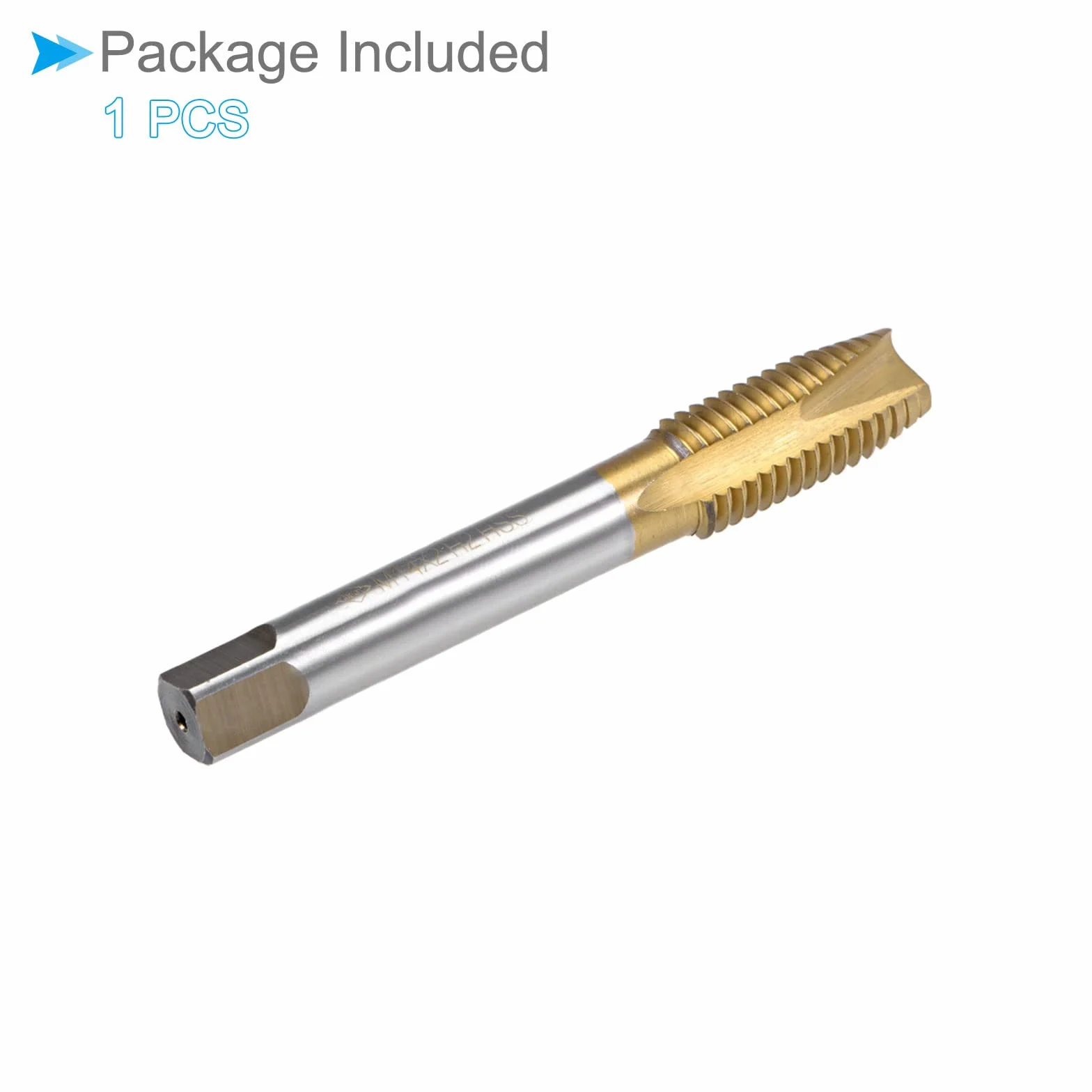 Spirale Punta Maschi Metrico M14 x 2 Filo Titanio Rivestito Acciaio 6542 Vite Fresatura Foratura Maschio 1 Pezzo