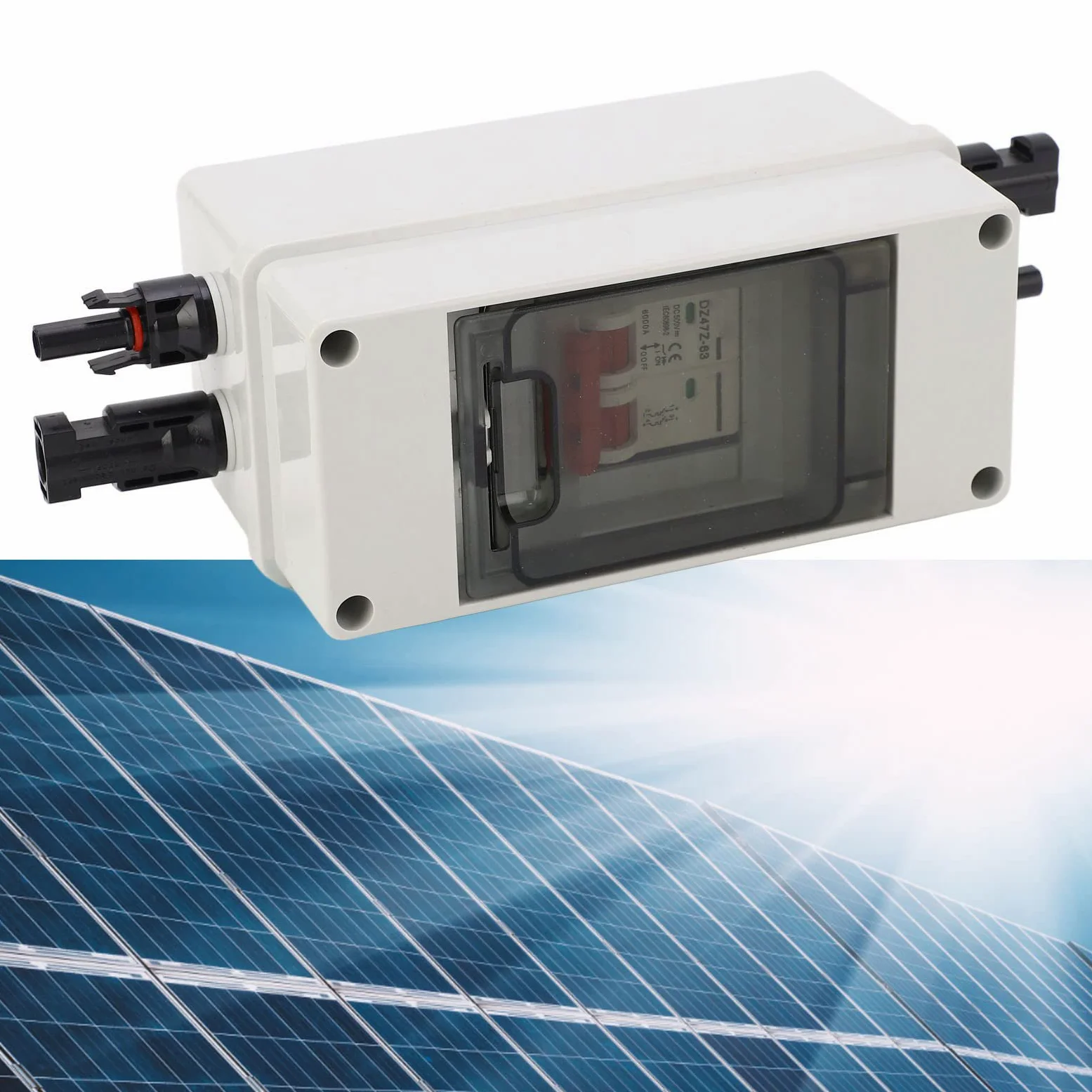Il Commutatore Solare di Connessione di DC500V, Mini Interruttore con IP65 Impermeabile la Scatola di Distribuzione per Sia Sulla Griglia Che Fuori I Sistemi Fotovoltaici (40A)