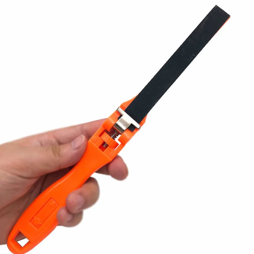 Porta carta vetrata a mano Roll Bar Clip carta abrasiva per legno metallo lucidatura