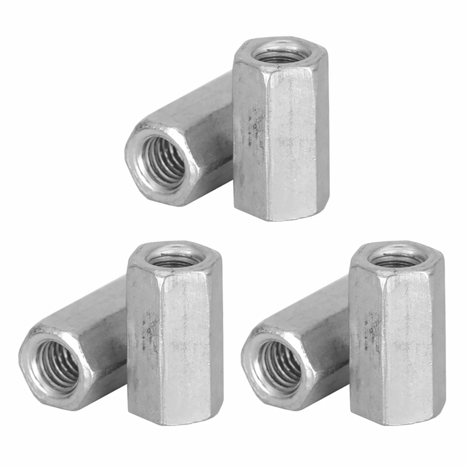Dado per barra lunga M6 Esagonale Dadi a Manicotto Distanziatore Connessioni Filettate per Industria Macchine