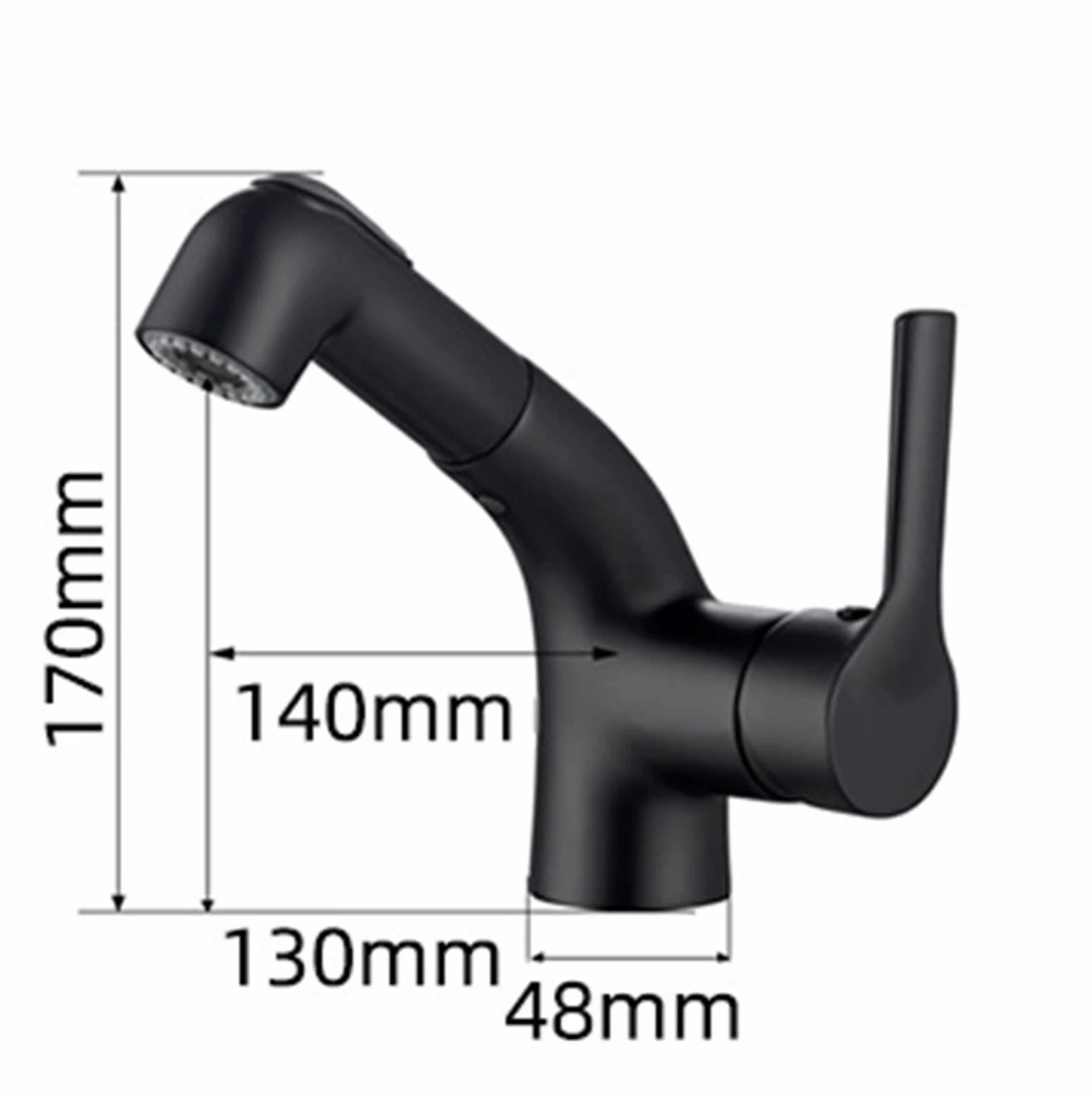 Generico Rubinetto da Bagno Rubinetto per Lavabo da Bagno Rubinetto da Cucina con Doccetta Estraibile Miscelatore per Lavabo Maniglia Singola 2 Getti Acqua Calda E Fredda Oro Rosa