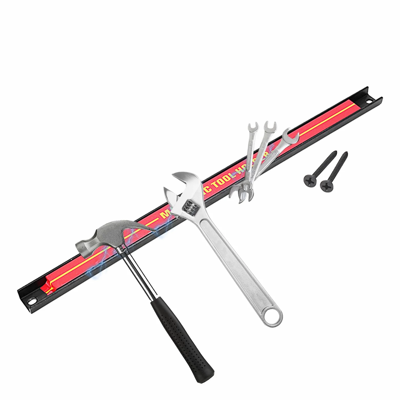 Barra degli attrezzi magnetica, organizer per utensili magnetico | porta attrezzi da parete di grande capacità, organizer per attrezzi per officina, officina, riparazione auto, casa