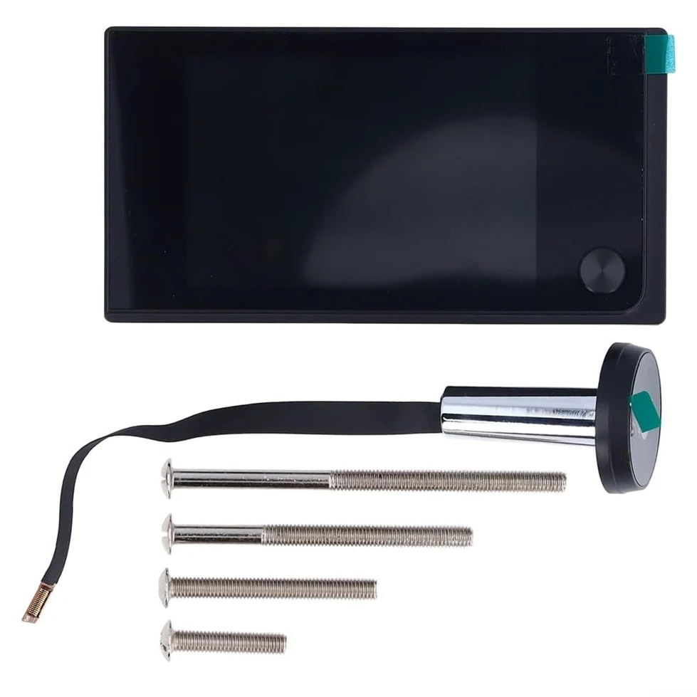Spioncino digitale per porta, 720P HD con visione a 120 gradi, schermo interno da 3,5 pollici, telecamera elettronica per la sicurezza domestica
