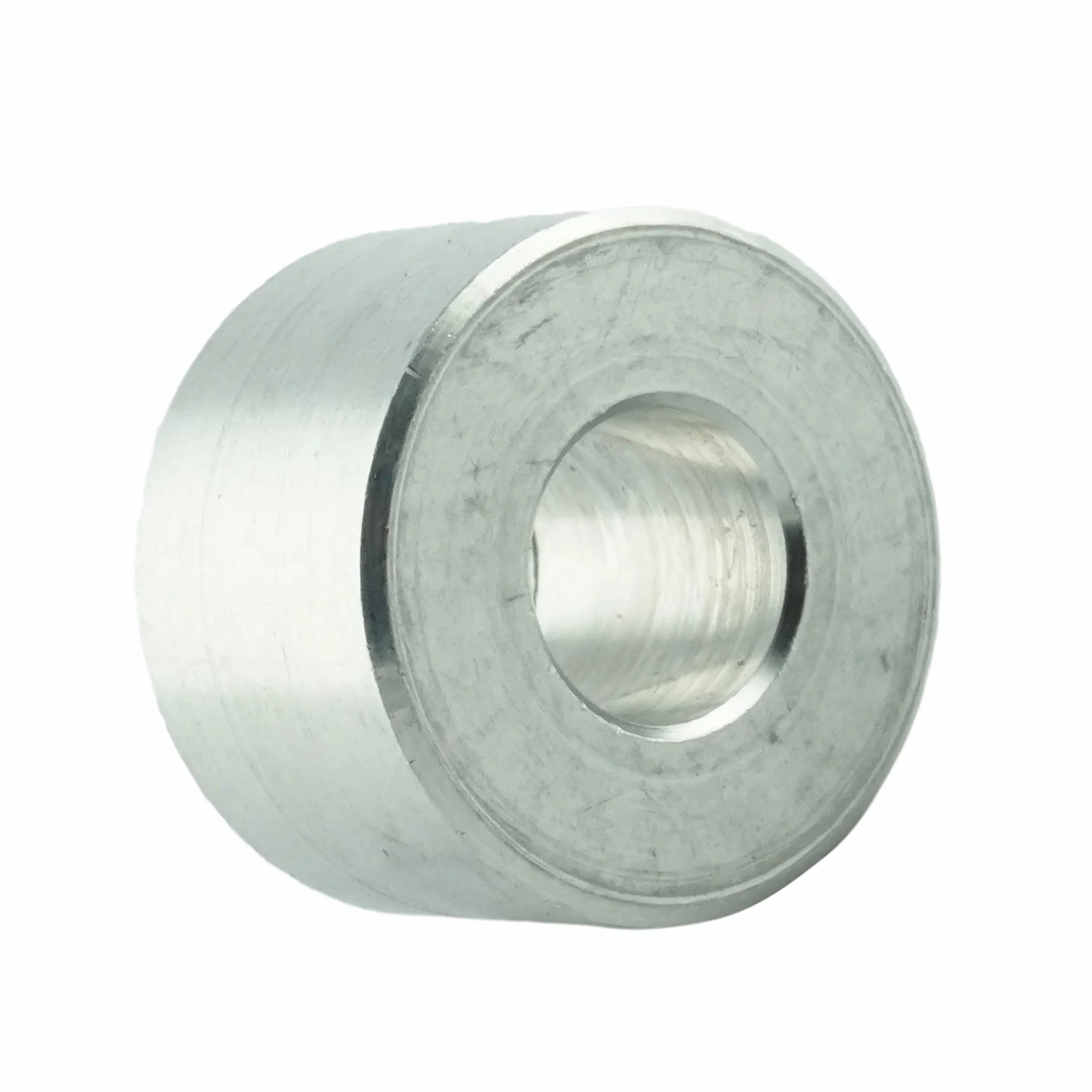 AGBERG Manicotto distanziatore in alluminio per M6 10 pezzi Ø 15 mm diametro interno 6,6 mm lunghezza 15 mm