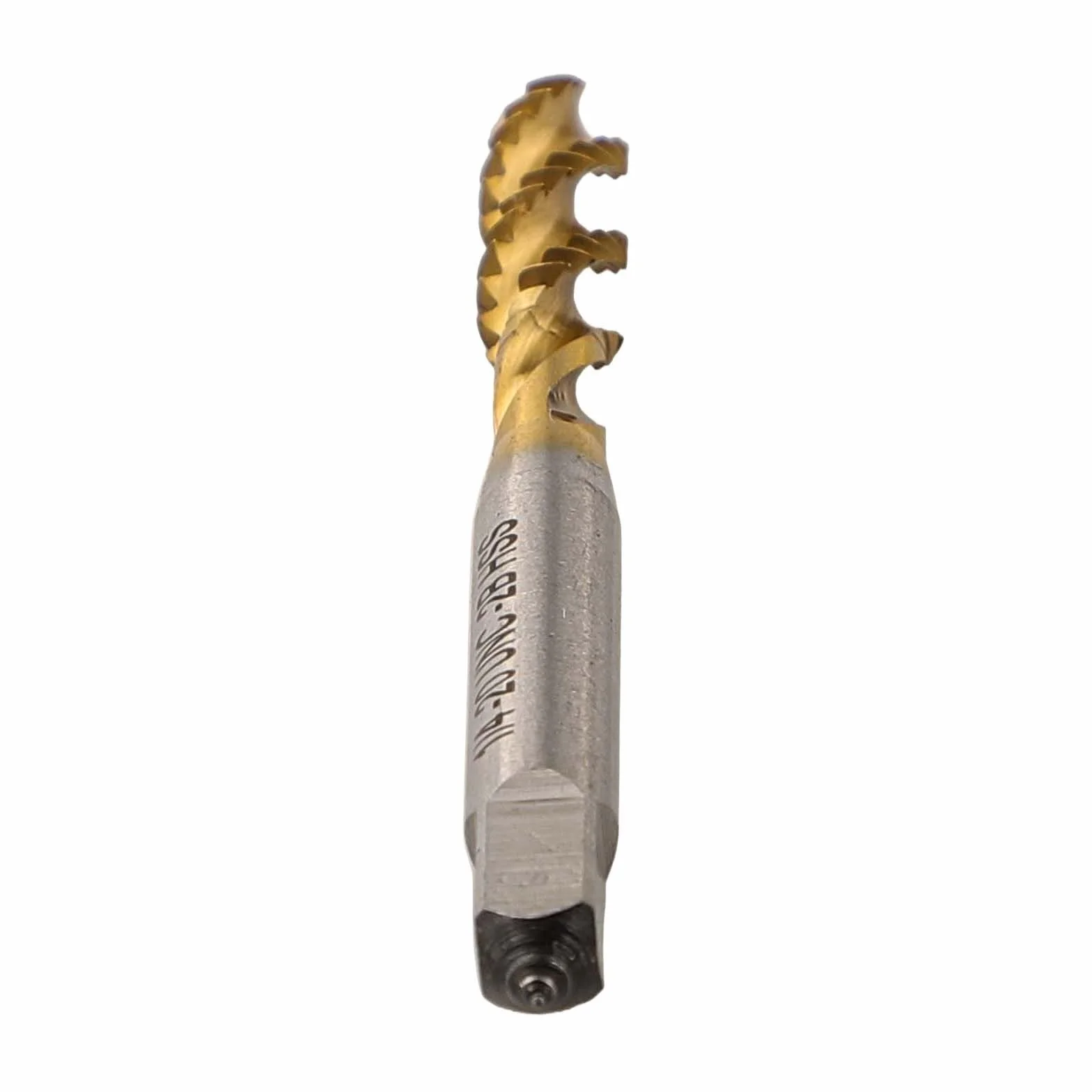 Maschio a spirale scanalato HSS 1/4 20 UNC per maschiatura acciaio alluminio plastica dura