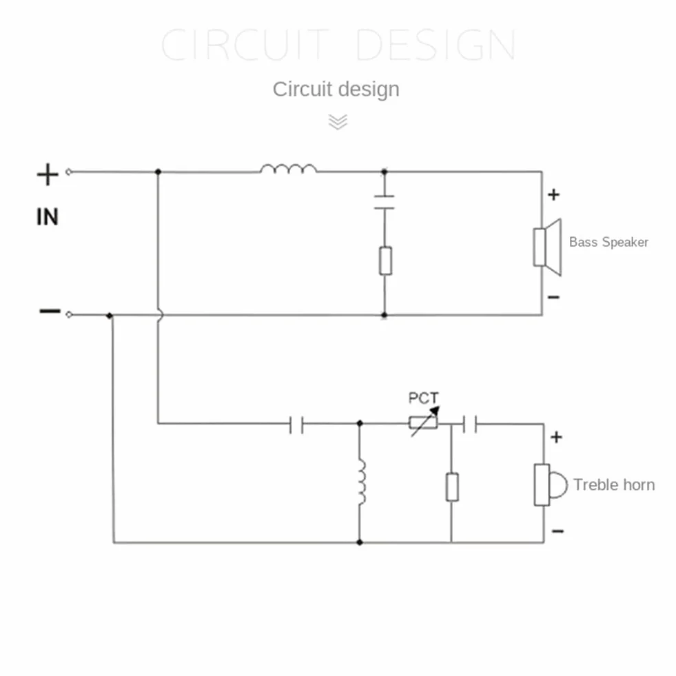 1 PCS 350W Altoparlante Audio A 2 Vie Crossover 3200Hz Divisore Ad Alta e Bassa Frequenza HiFi Filtro Crossover Ad Alta fedeltà