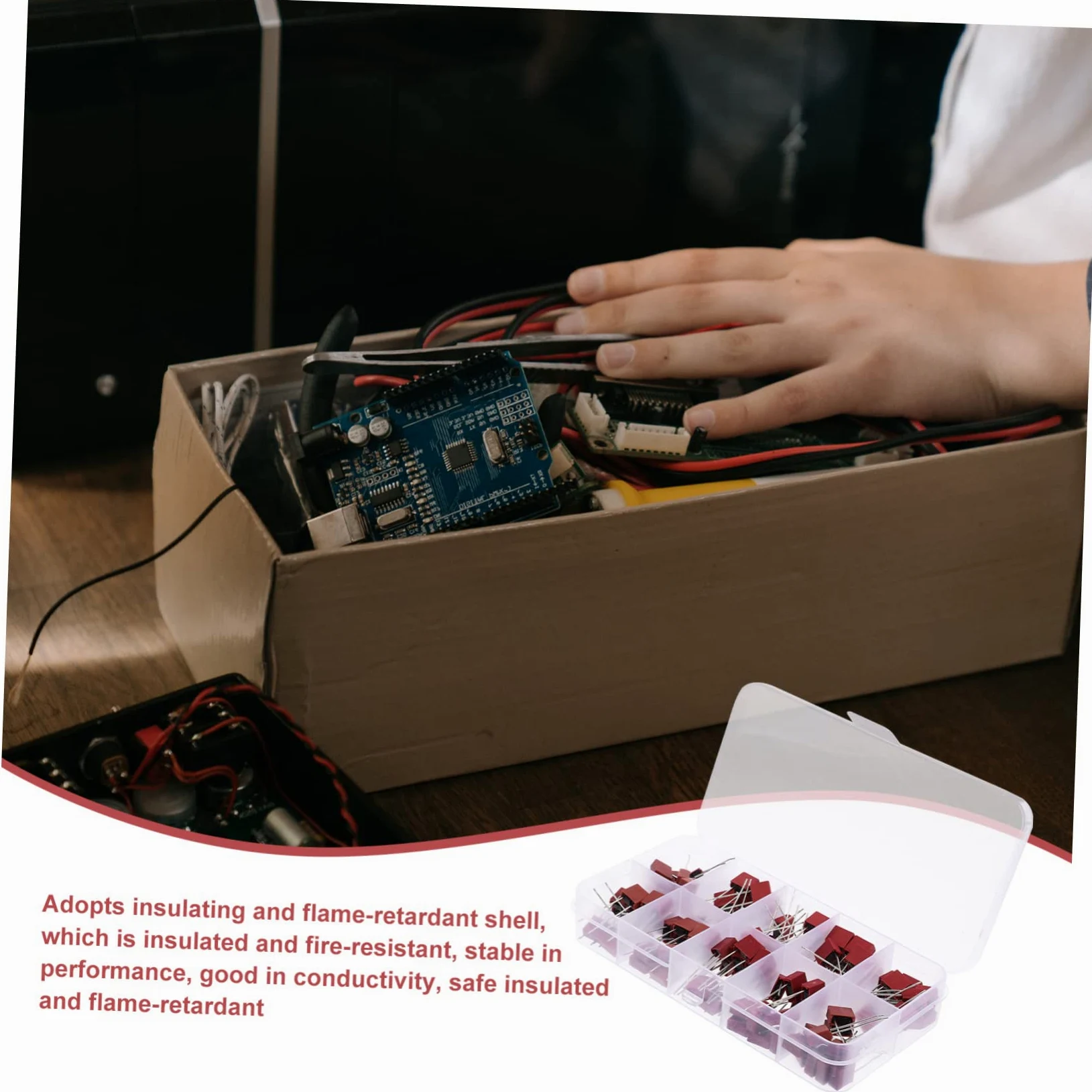 SHINEOFI 3 Set Fusibili Lenti Fusibili Ampere Variabili Confezione da Resistente per Elettrici e Automotive