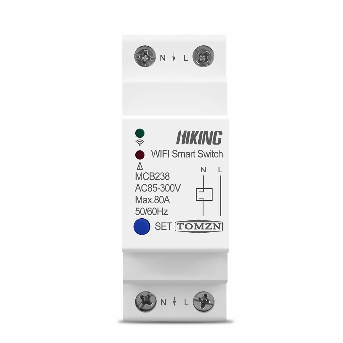 Interruttore Magnetotermico Differenziale Telecomando interruttore intelligente 80A 2P Din Wifi