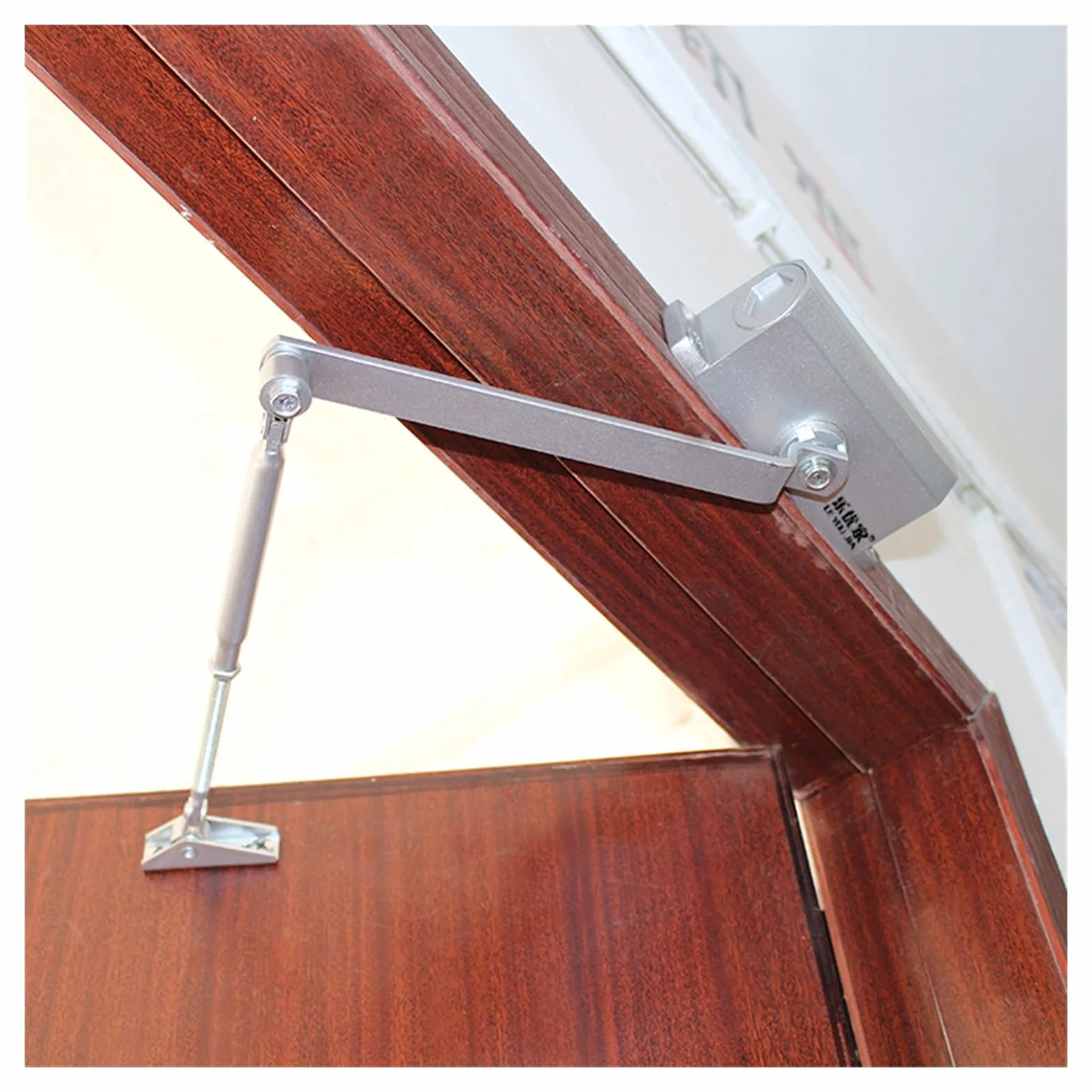 Chiudiporta Automatici, chiudiporta 25-35KG velocità di Chiusura/aggancio Regolabile in Alluminio Chiudiporta Automatici Sistema di Sicurezza apriporta