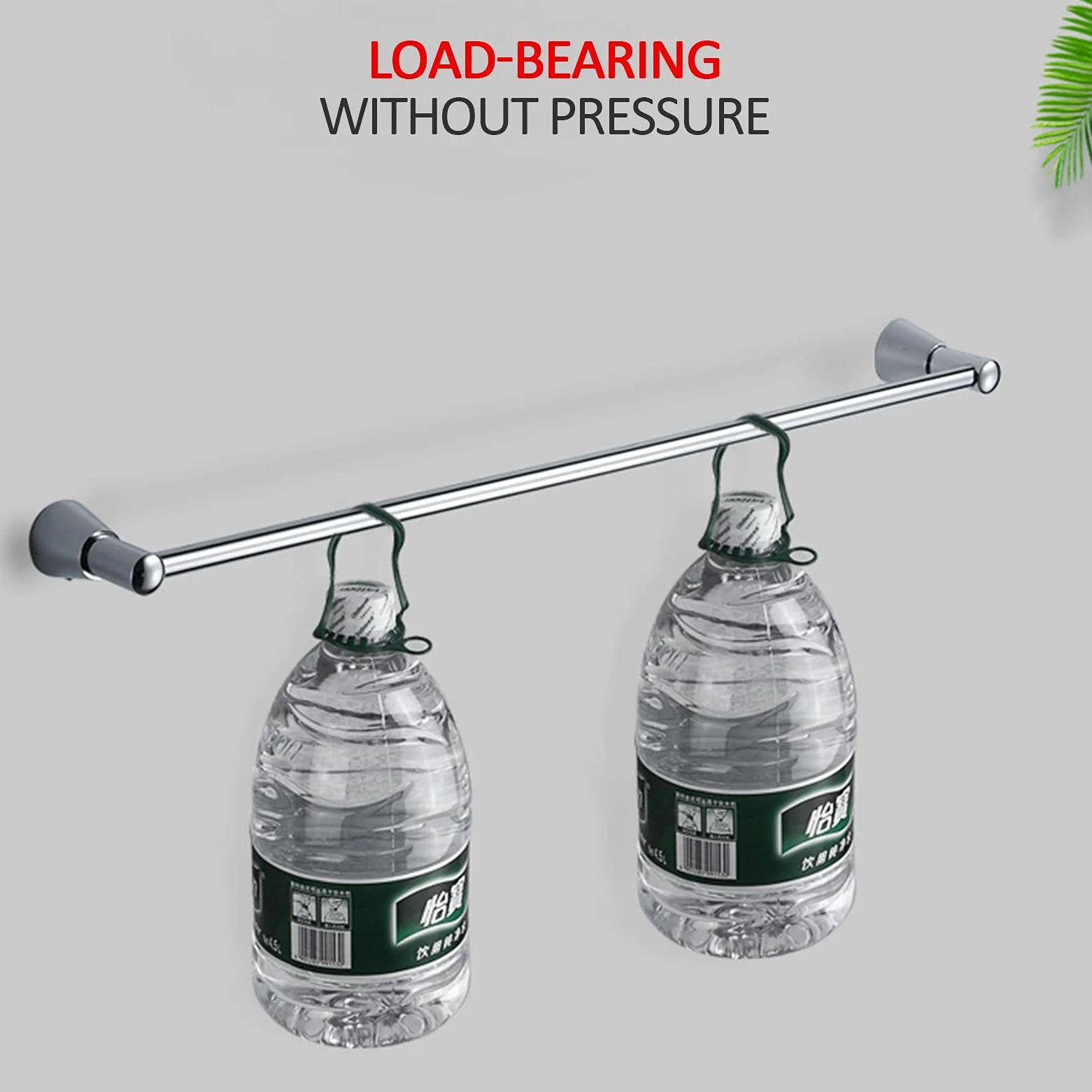 Creativo Portasalviette Rotondo Portasalviette Singolo Appendiabiti A Parete per Hardware Bagno E Cucina, Finitura Argento Lucido Cromo Rame-30Cm-60Cm/55Cm