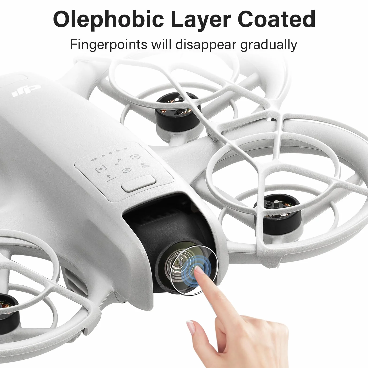 Pellicola Protettiva Compatibile con DJI Neo, 9H Durezza Anti Graffio Vetro Temperato, Ultra HD Senza Bolle Anti-Impronta Pellicola Protezione [4 Pezzi]
