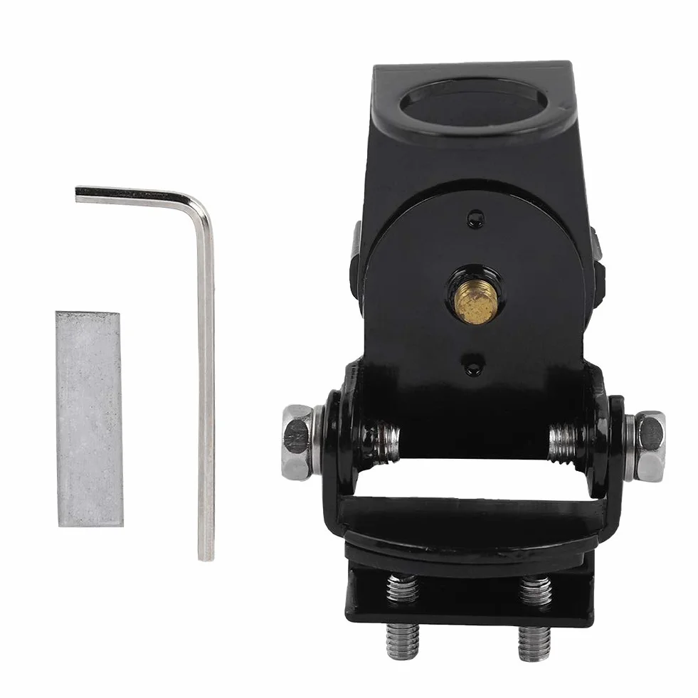 Estink Staffa di montaggio per regolabile, radio CB per veicoli montaggio radio mobile, con cuscinetto antigraffio, rotazione a 180°, supporto per autoradio