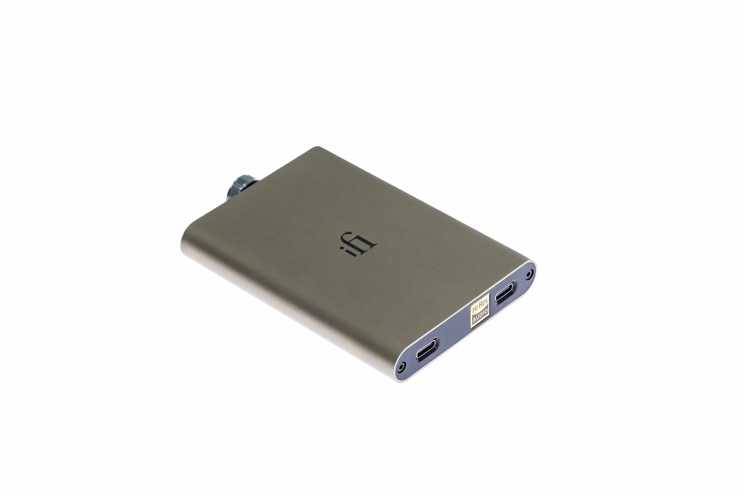 iFi hip-dac3 - Amplificatore portatile per cuffie DAC/ad alta risoluzione, circuito bilanciato, doppia USB-C, decodifica PCM 384 kHz/DSD256/MQA, potenziamento analogico XBass, iEMatch e fino a 12 ore