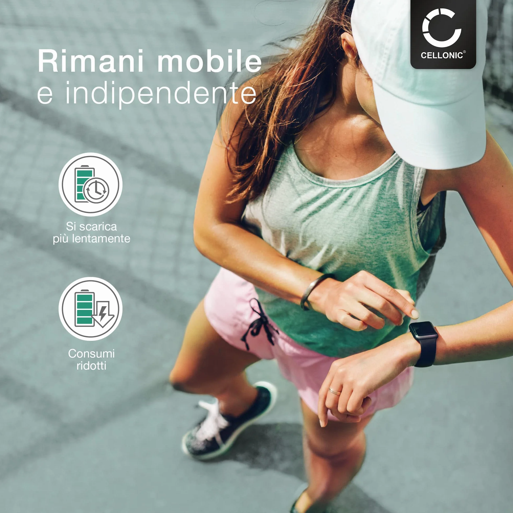 CELLONIC 1x Batteria per Smartwatch e braccialetto fitness Compatibile con Garmin Approach S2, Forerunner 110, Forerunner 210, 361-00047-00 – (200mAh, 3.7V)