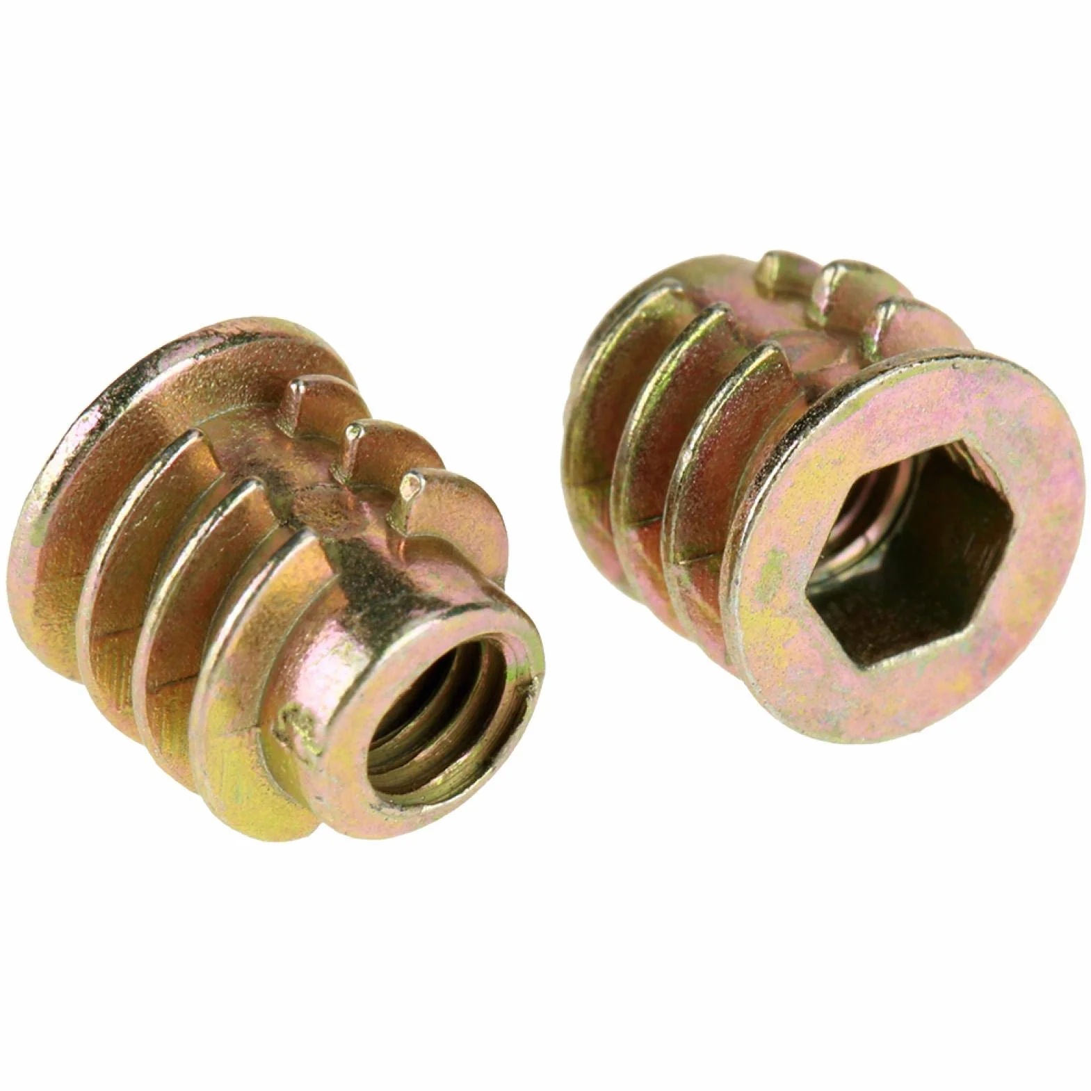 Mobili esagonale Socket Dado M4 x 8 mm 50 pezzi lega di zinco
