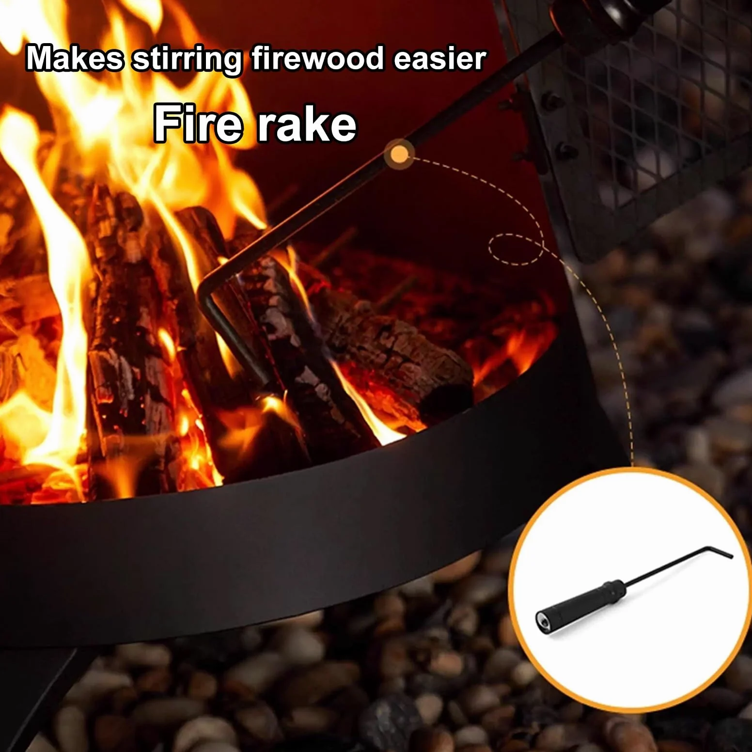 Stufa a Legna Economica Materiale in Acciaio Laminato a Freddo Gambe del Forno Triangolari Cucine da Campeggio Tendas Adatto per Uso Esterno e Campeggio(A,50 * 50 * 160cm)