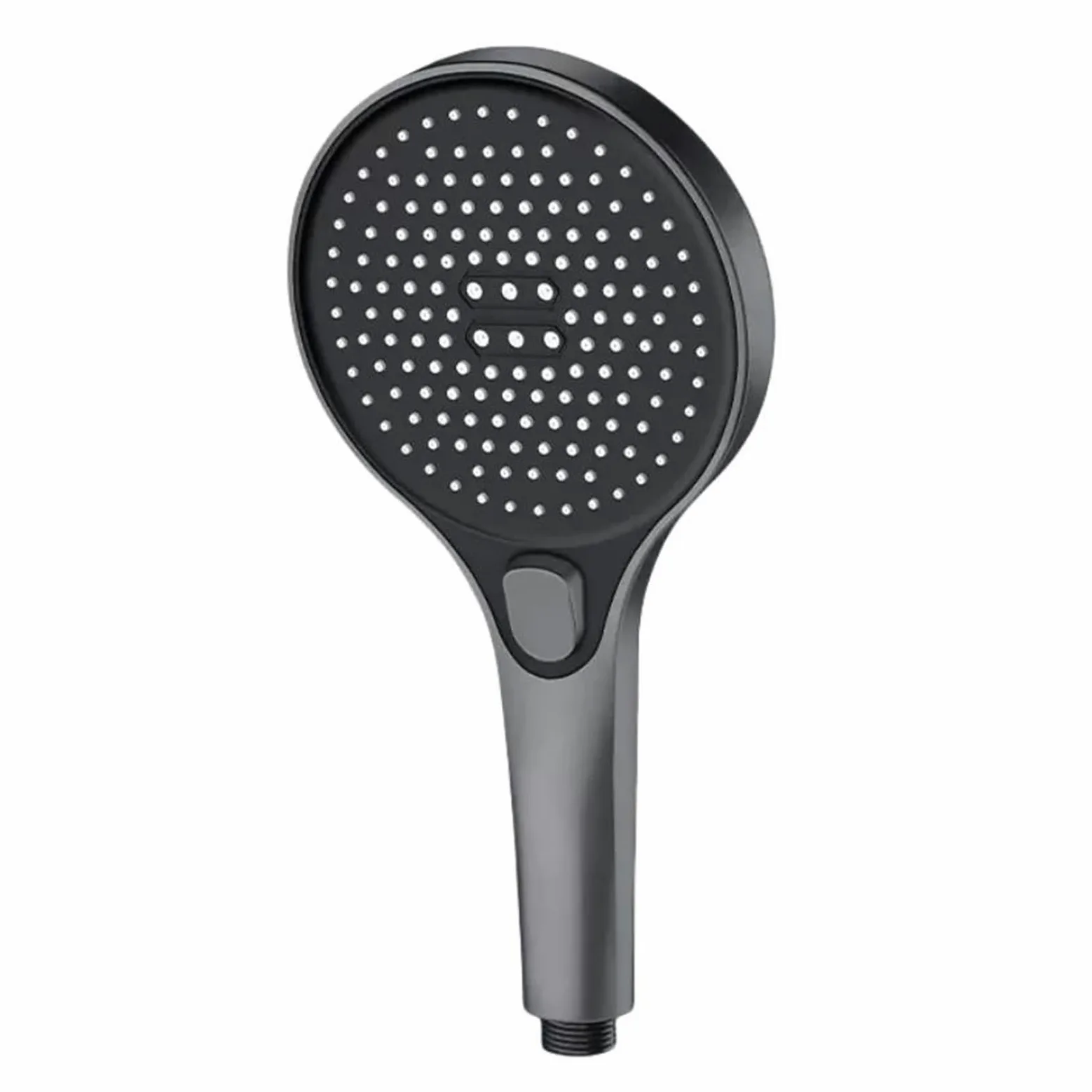Ugello per rubinetto doccia a pioggia con soffione grande da 13 cm, 3 modalità, pressione regolabile, risparmio idrico(Grey)