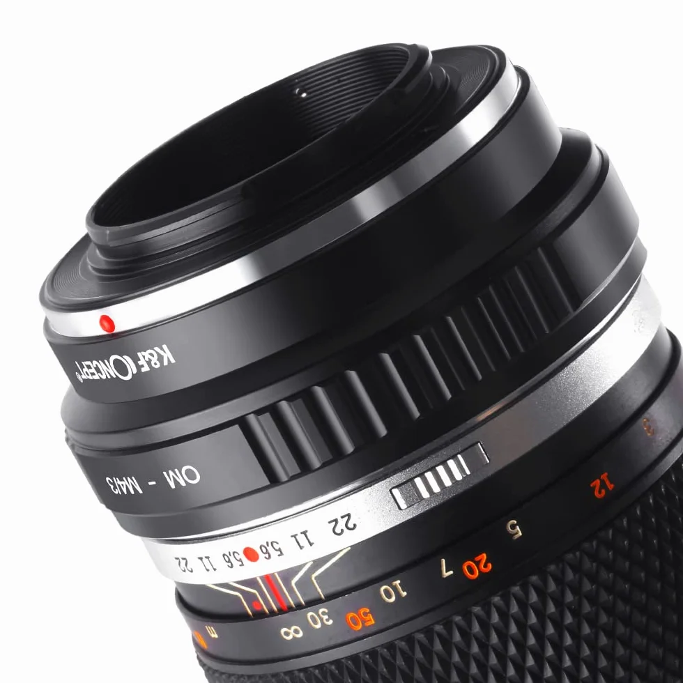 K&F Concept OM-M4 / 3 Adattatore per Obiettivo Anello Adattatore per Obiettivo da Olympus OM a Micro 4/3 Panasonic GF1 GF2 GF3 GF5 GF6 G1 G2 G3 G6 GX1 GX7 GH1 GH2 GH3