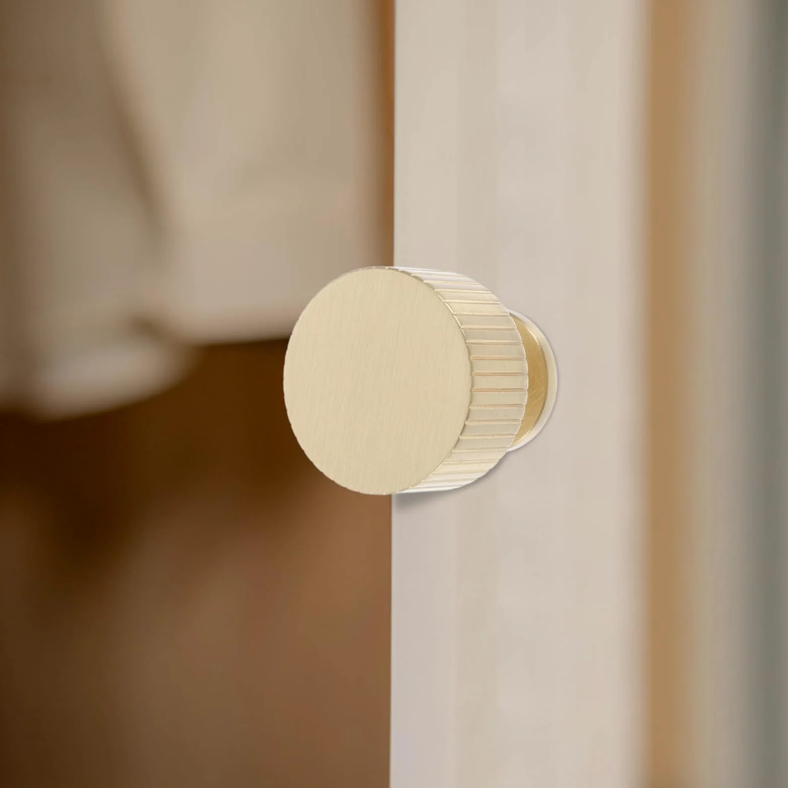 balacoo Pomelli per Mobili in Ottone Oro 5 Pezzi Manopole Rotonde per Armadi e Scarpiere Design Europeo Elegante Installazione Facile