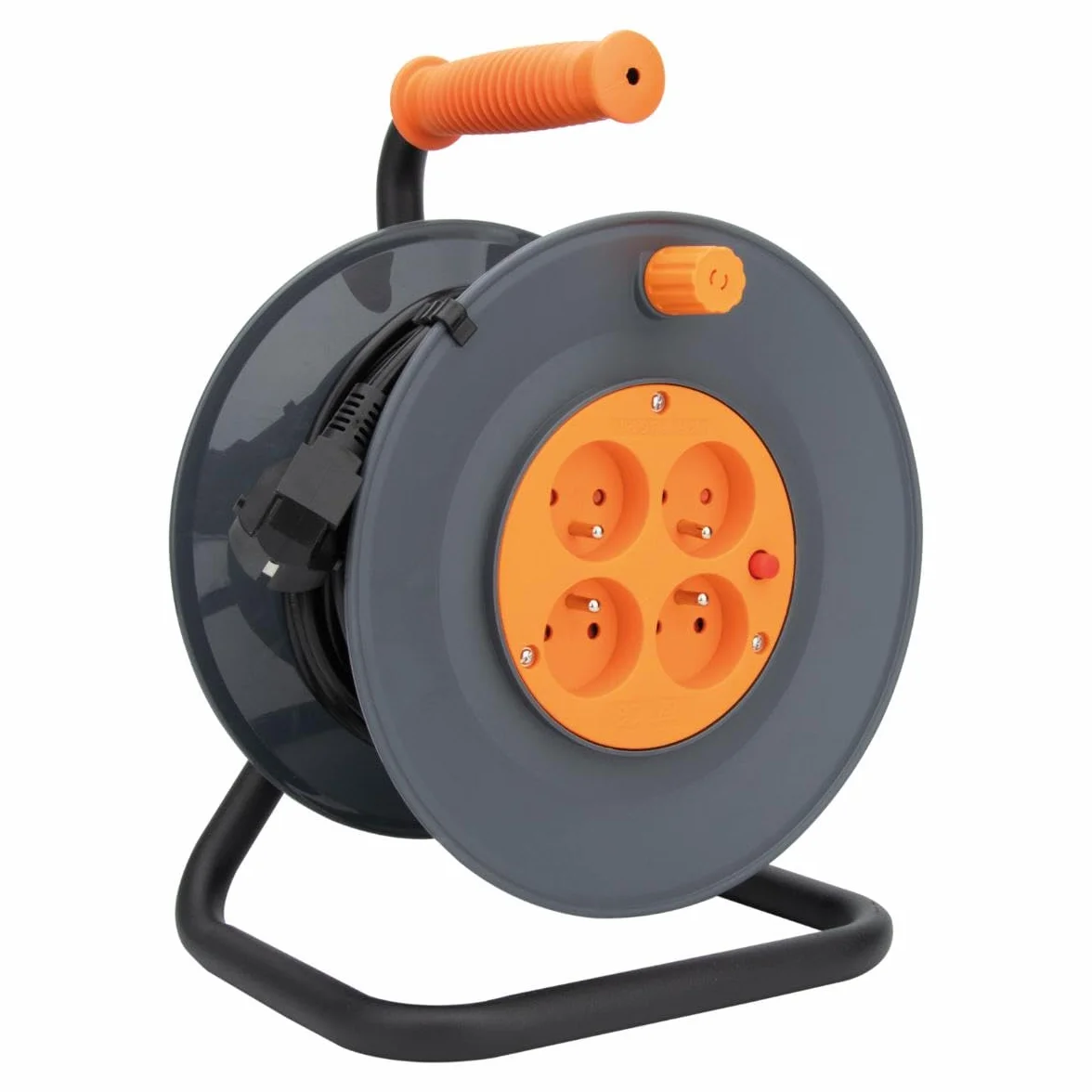 Zenitech Bobina a 4 prese HO5VV-F 3G1mm² 25m +interruttore automatico