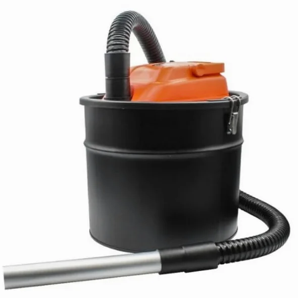 GrecoShop Aspiracenere 800W 18 LT con Filtro HEPA per Cenere di Camini, Stufe a Legna o Pellet (Cod. 5994)