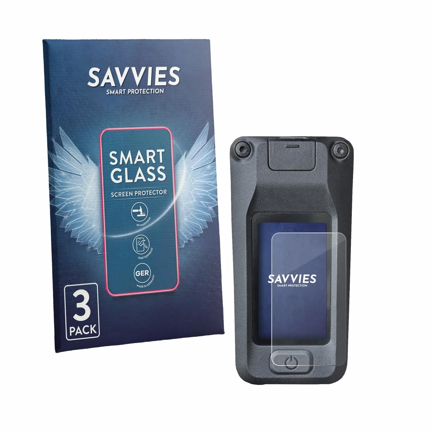 savvies 3 Pezzi Pellicola Protettiva Vetro per Amflow DJI Avinox Protezione Schermo, Lamina di Vetro, senza Bolle, Anti-Impronta, Anti Graffio