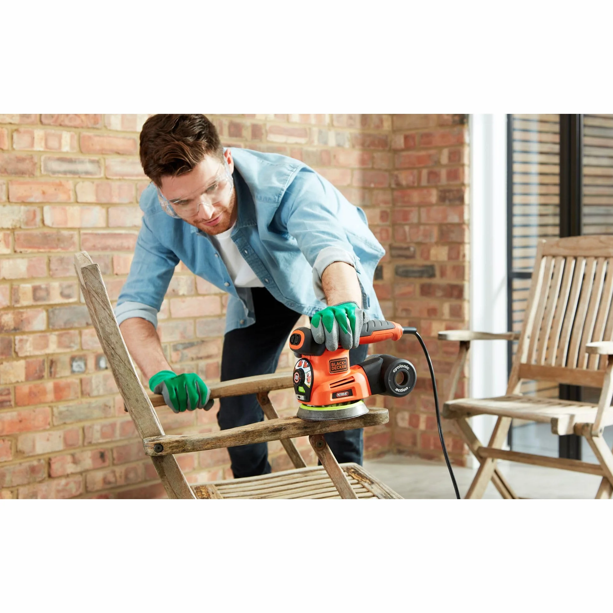 BLACK+DECKER Levigatrice Mouse Multifunzione KA280LK-QS
