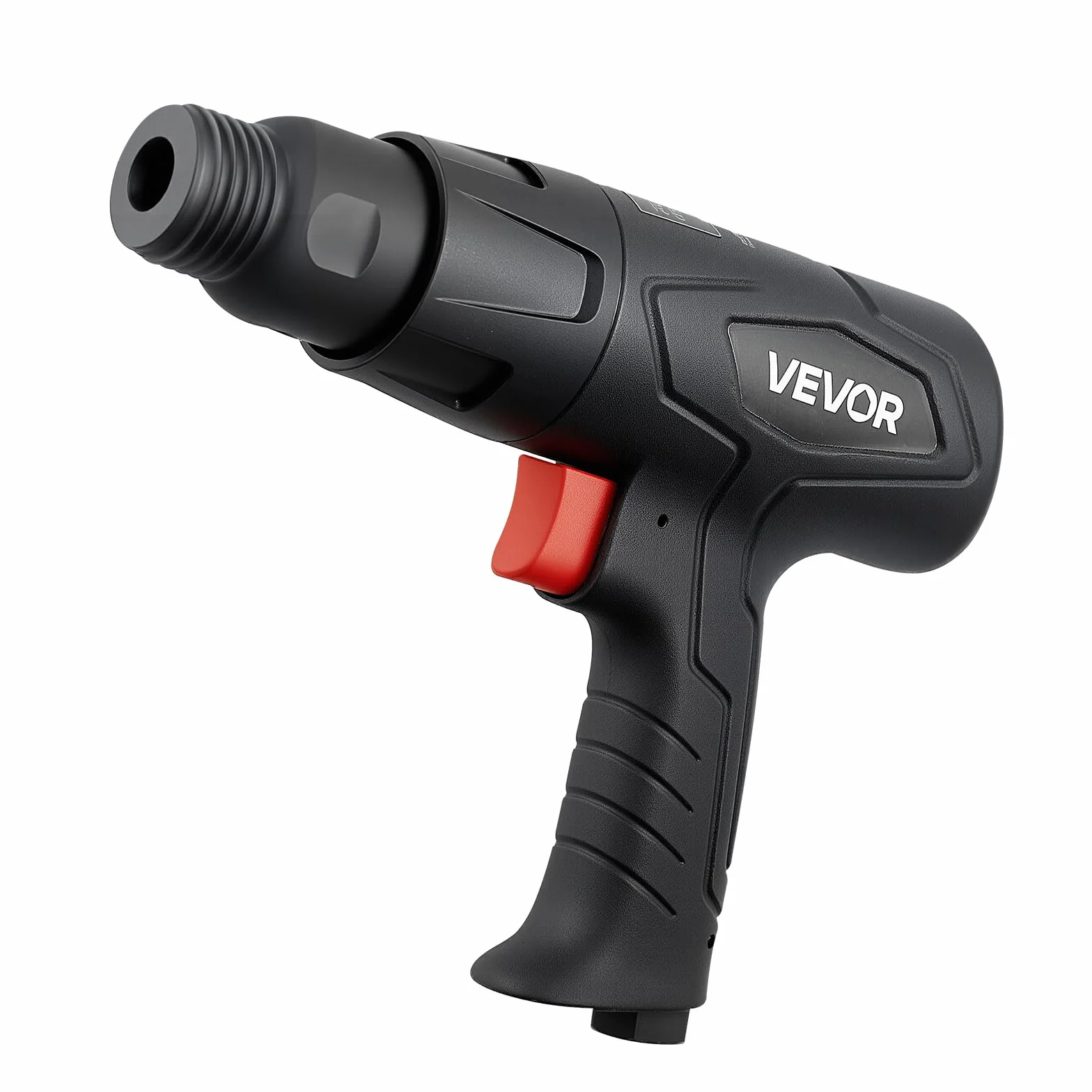 VEVOR Martello Pneumatico 2500-2700 Colpi/min, Corsa 7 cm, 4 Scalpelli 17 cm