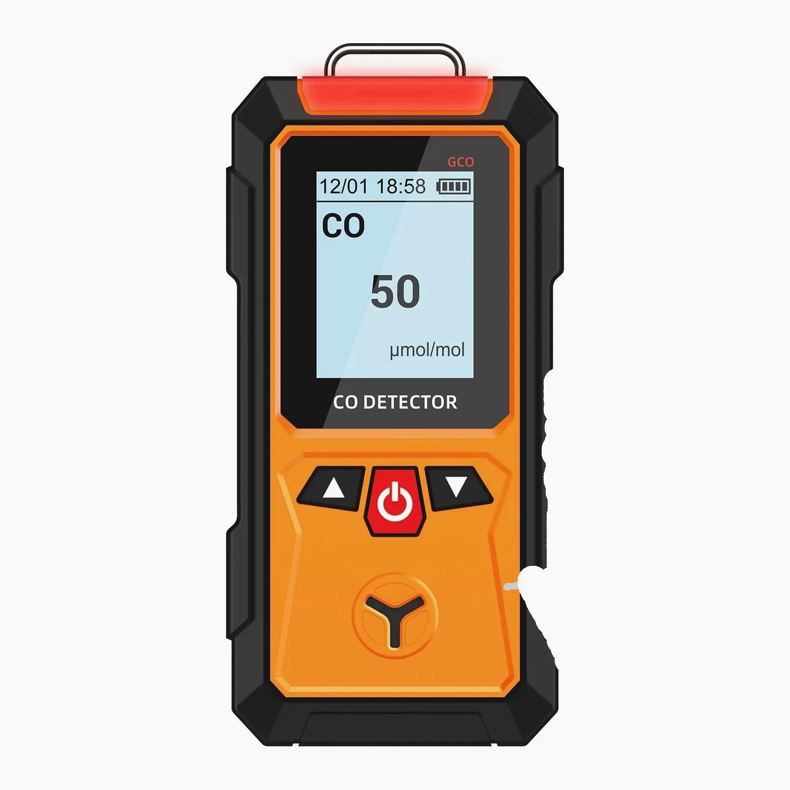 monitor di co2, Rilevatore di monossido carbonio, rilevatore CO ad alta precisione 0-2000 ppm, sensore elettrochimico, allarmi acustici e visivi display LCD per casa, ufficio, auto