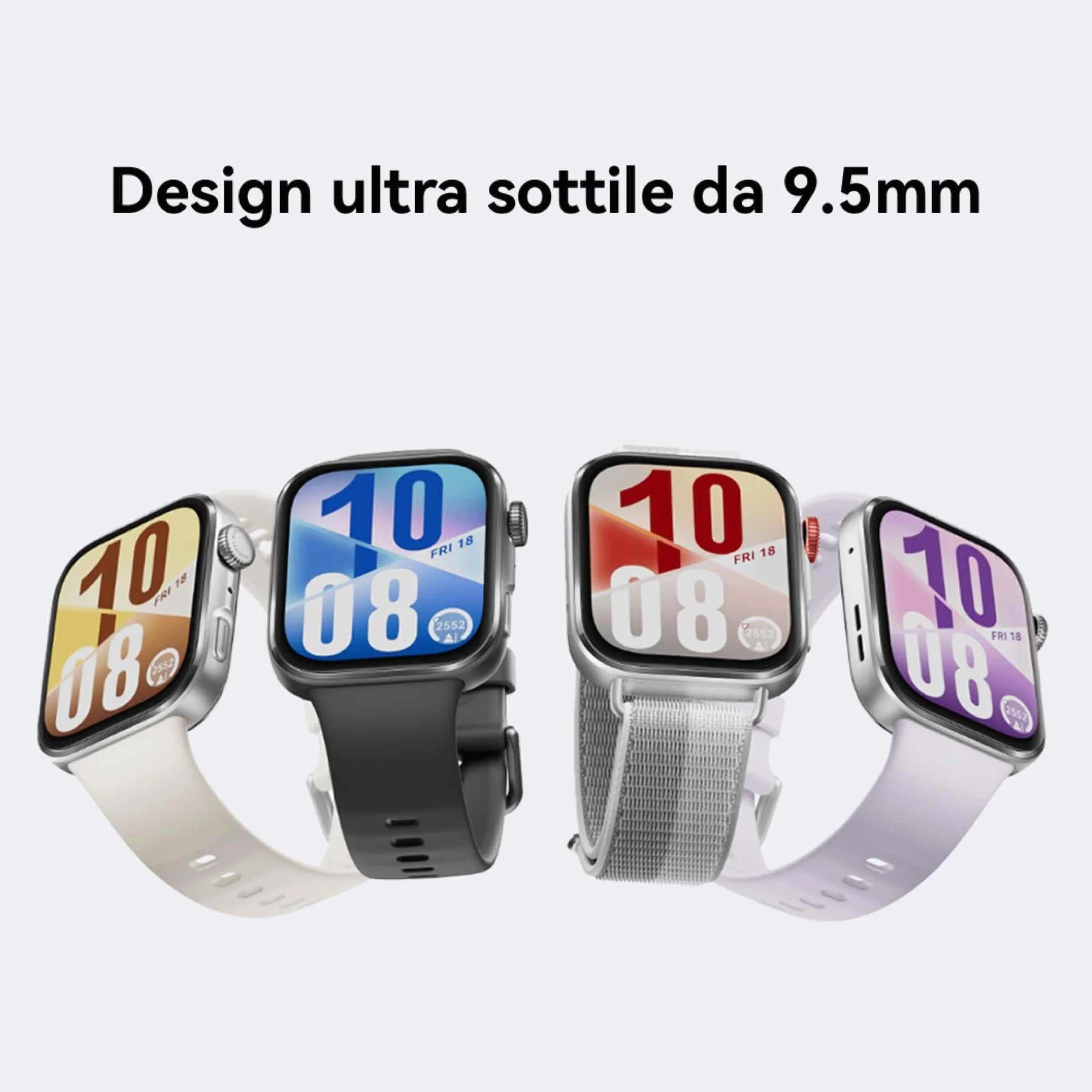 HUAWEI WATCH FIT 4 Smartwatch, 100 Modalità di Allenamento, Ultra-sottile, Fitness Tracker, iOS & Android, Cassa in Alluminio, Batteria fino a 10 Giorni, 1.82”Display AMOLED, GPS, 30 mesi di Garanzia