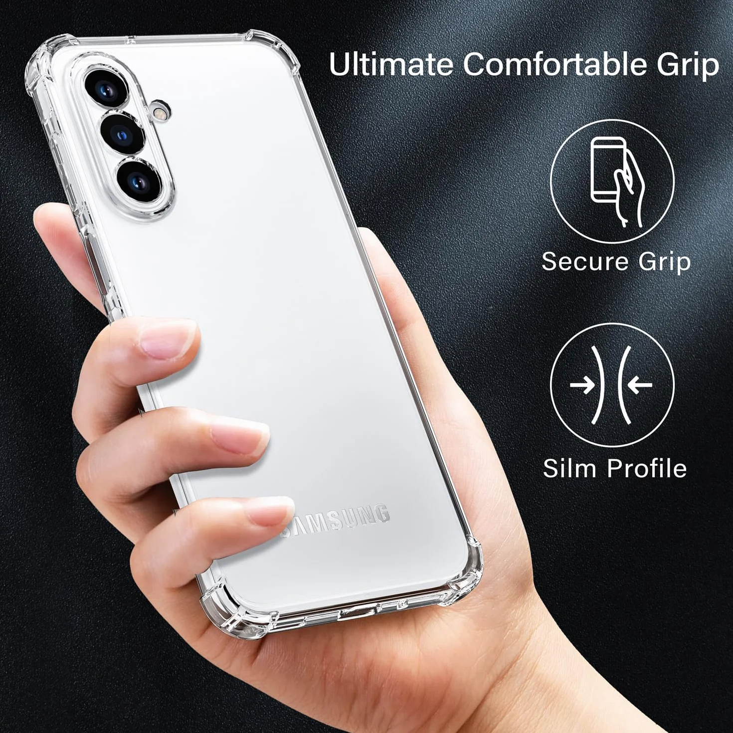XINYEXIN Custodia per Xiaomi Redmi 15 5G/4G con 2 Pezzi Pellicole Protettive in Vetro Temperato – Trasparente Cover Morbida in TPU con Angoli Airbag, Antiscivolo