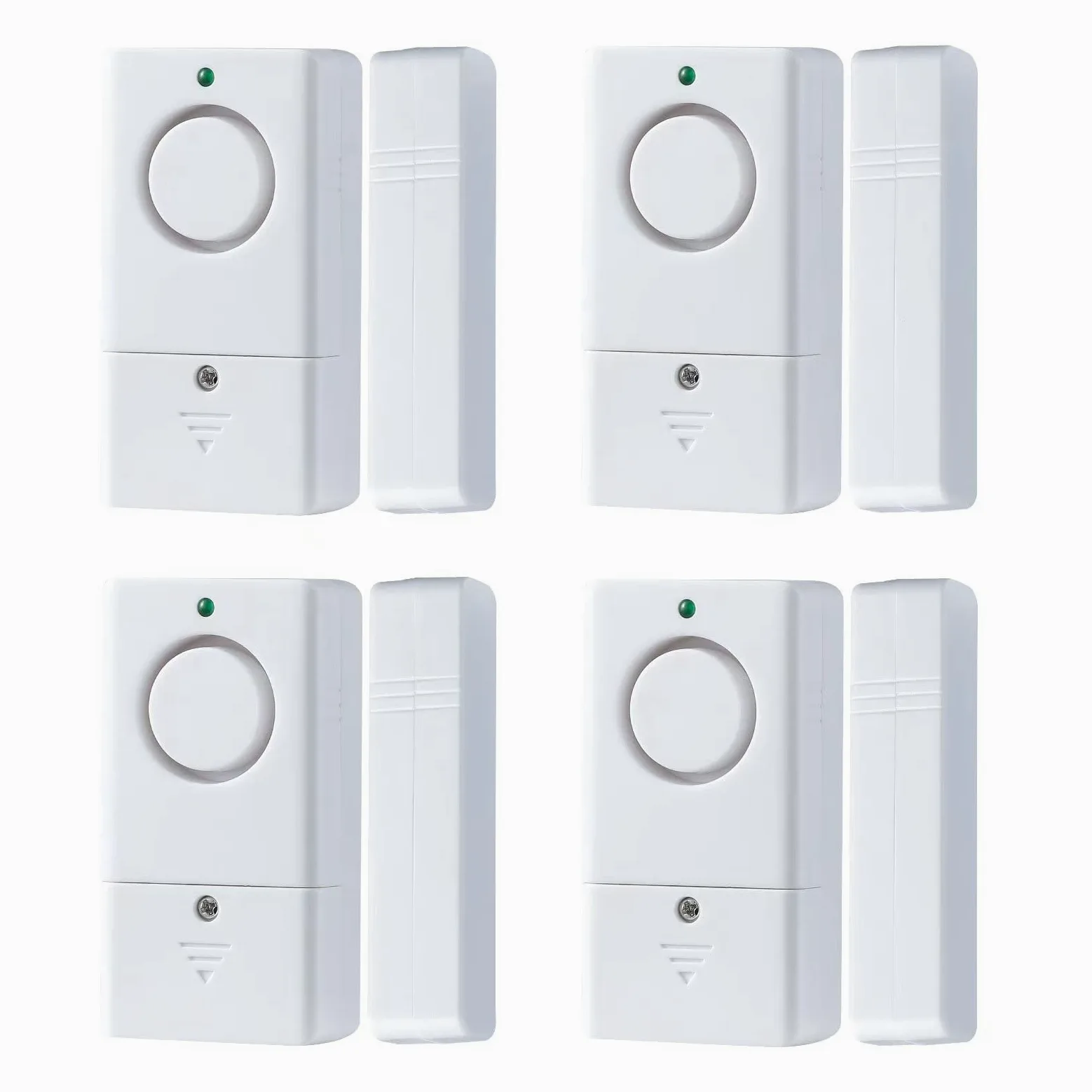 Allarme per porte per la sicurezza domestica dei bambini, ideale per piscina, ufficio, garage, confezione da 4
