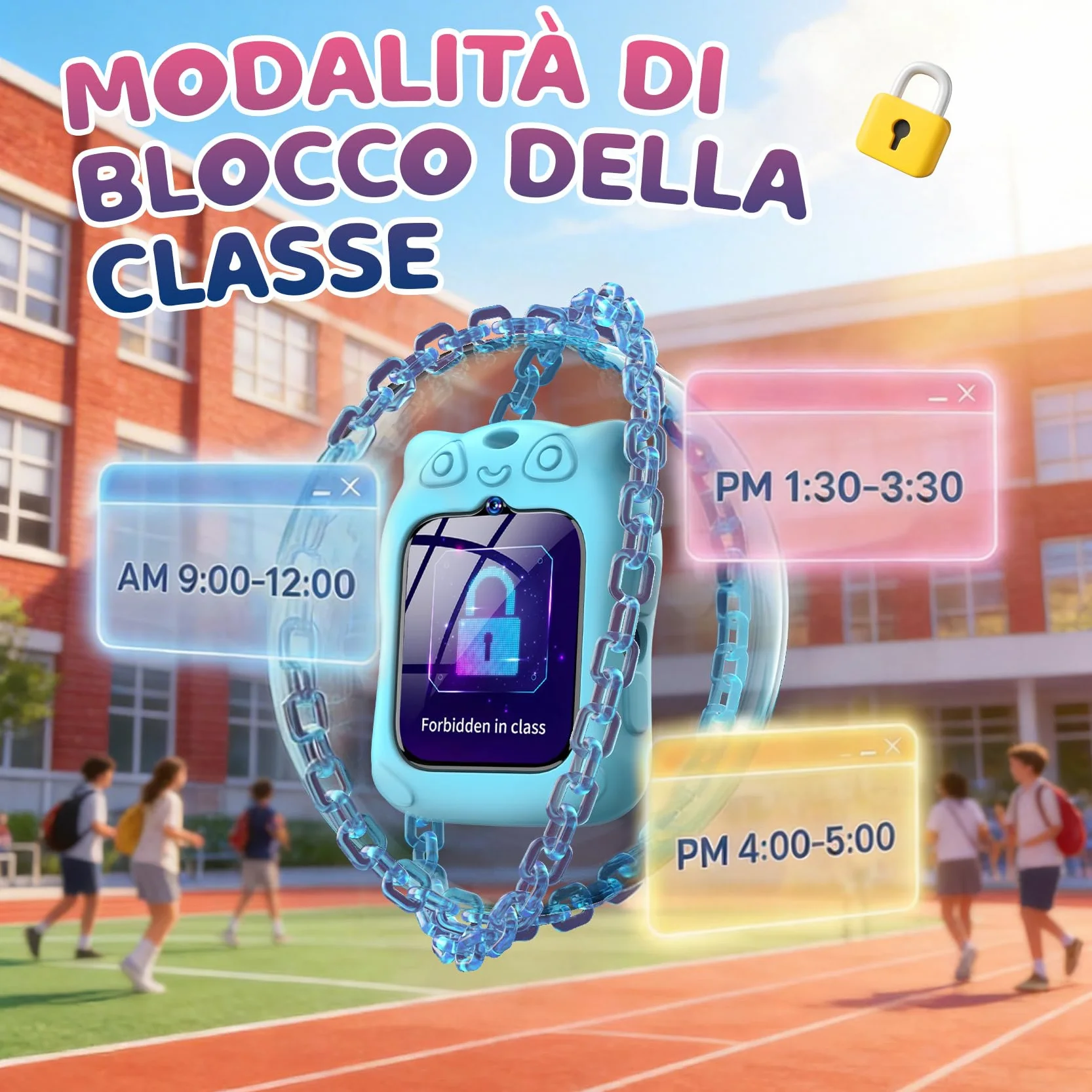 Blackview Smartwatch per Bambini, 1.75 Inch TFT Smartwatch Chiamate GPS 4G, Chat Vocale, Videochiamata, SOS, Gioco, Fotocamera, Calcolatrice, Contapassi, Sveglia, Batteria da 800 mAh