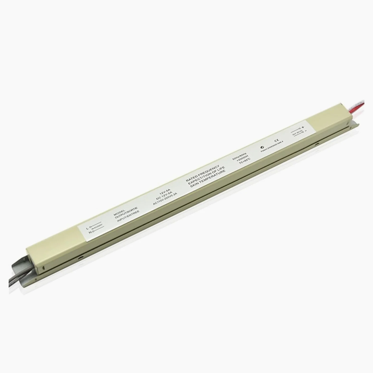 1 Pz Alimentatore LED Ultra Sottile DC12V 18W 25W 36W 48W 60W Trasformatore di Illuminazione AC110-220V HA CONDOTTO LA Luce di Striscia Pubblicità Bordo Driver(12V 18W)