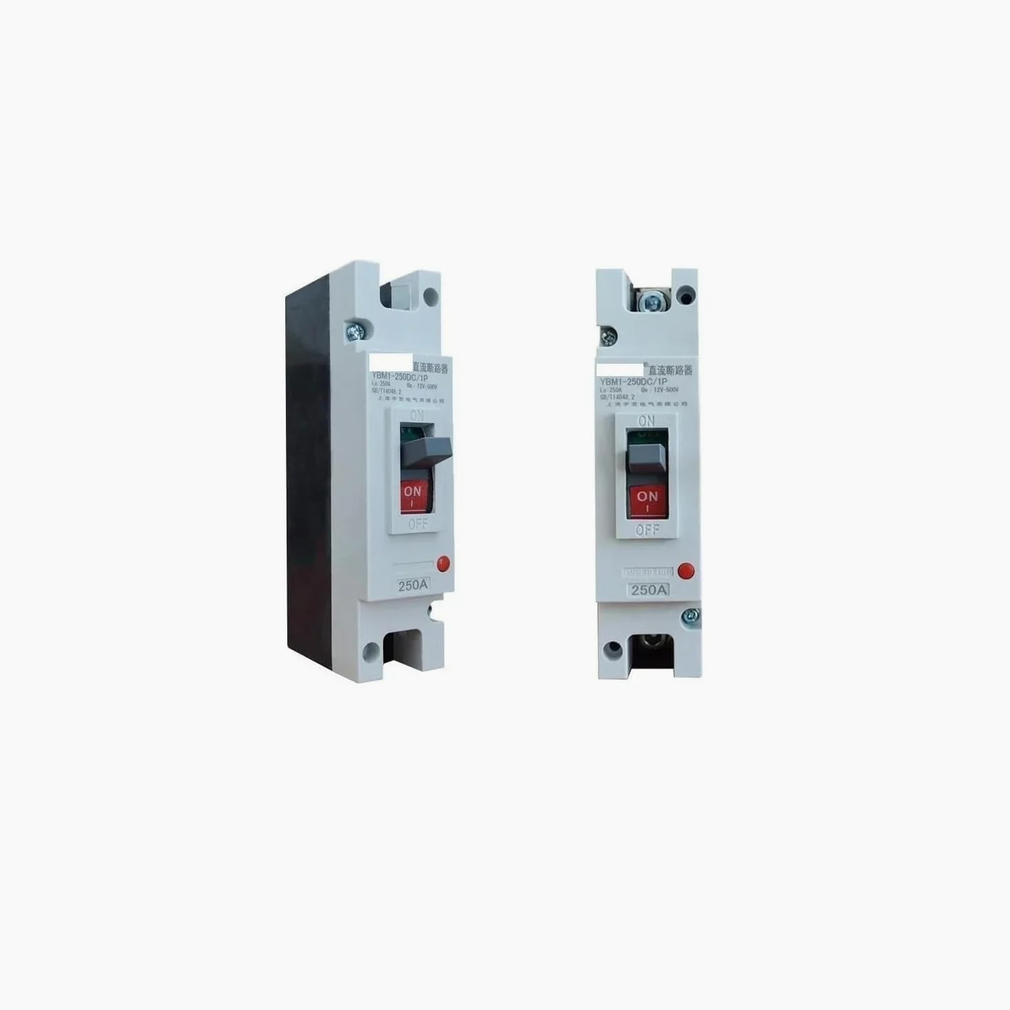 Interruttore Magnetotermico 12V 24V 48V 300A 400A 500A 600A DC Circuit Breaker Interruttore Aria Stampato Caso Protezione Della Batteria Solare(1P,500A)