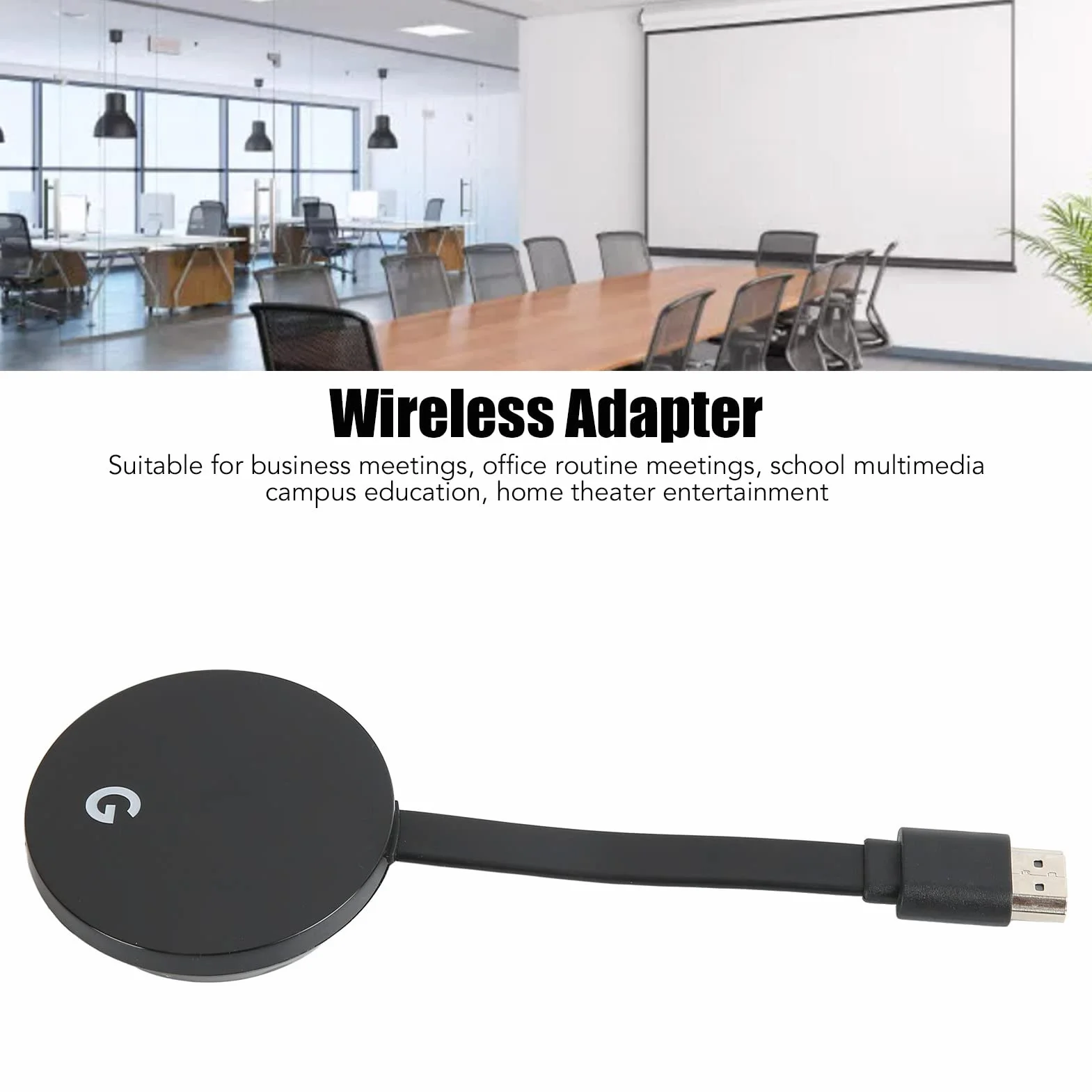 Miracast Dongle, Proiettore Wireless Schermo HD 1080p 2.4G per TV Projektor Settonitor