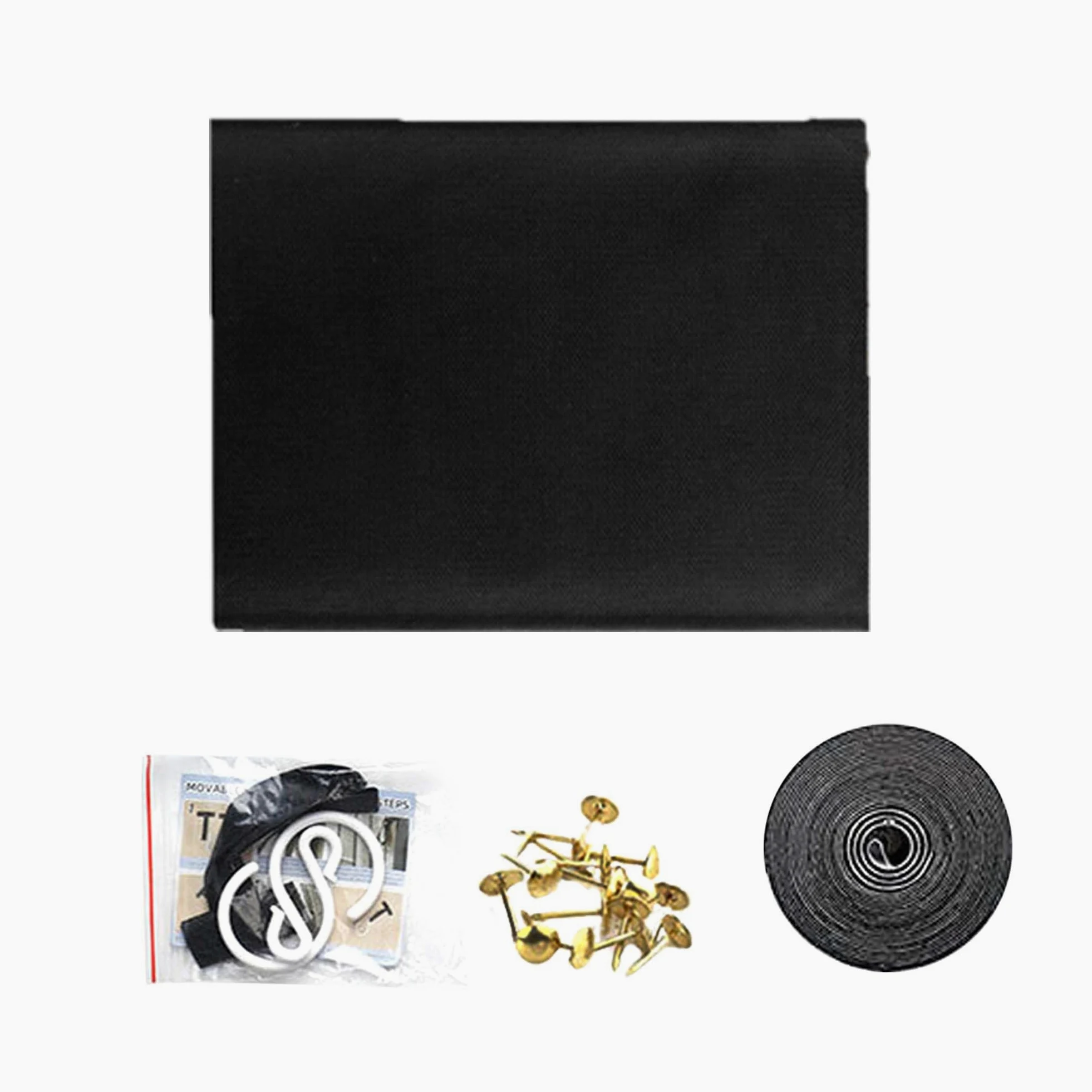 Zanzariera Magnetica per Porta 123 x 228 cm Protezione Insetti, Facile da Montare Senza Forare Zanzariera Magnetica Nero per Bambini e Animali Domestici, Nero