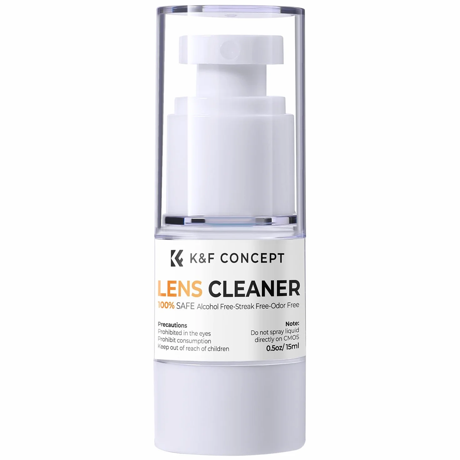 K&F CONCEPT Soluzione di Pulizia Spray per Schermi da 15 ml - Fluido per Pulizia dello schermo senza alcool per Monitor//iPad/Laptop/Tablet/Computer